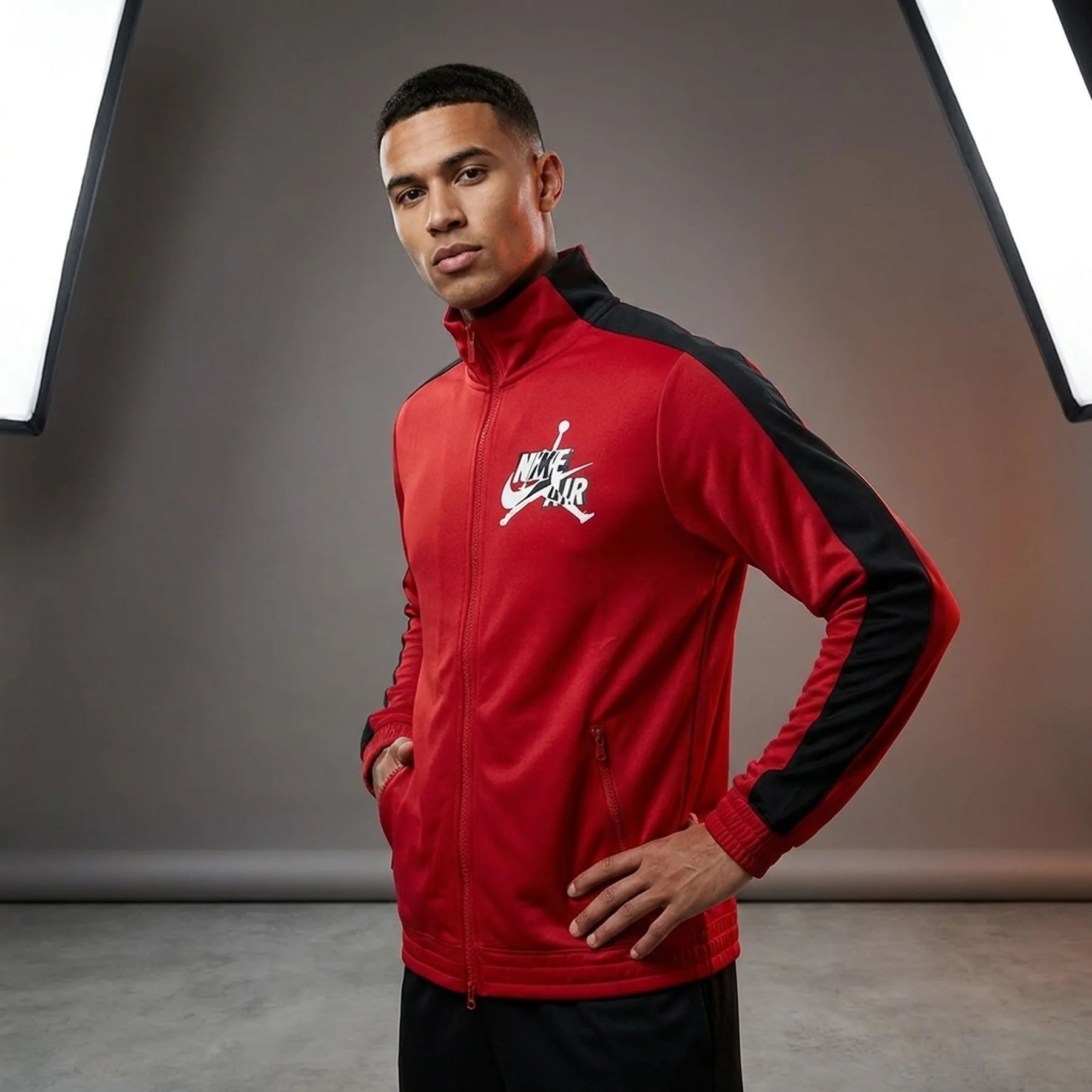 Кофта чоловіча Nike Mj Jmc Tricot Jkt Red (CK6743-687)