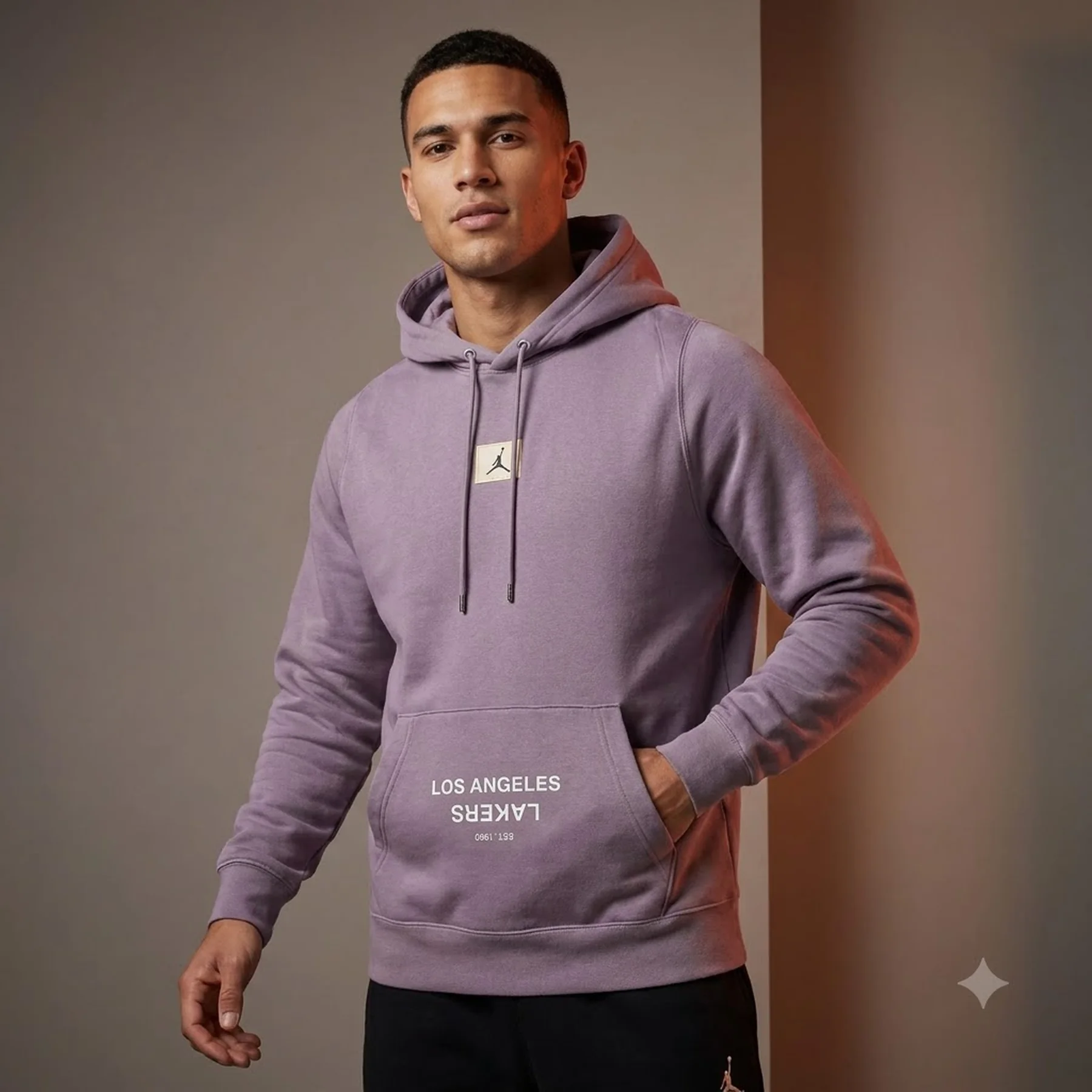 Кофта чоловіча Nike Nba Los Angeles Lakers Violet (FV8254-524)