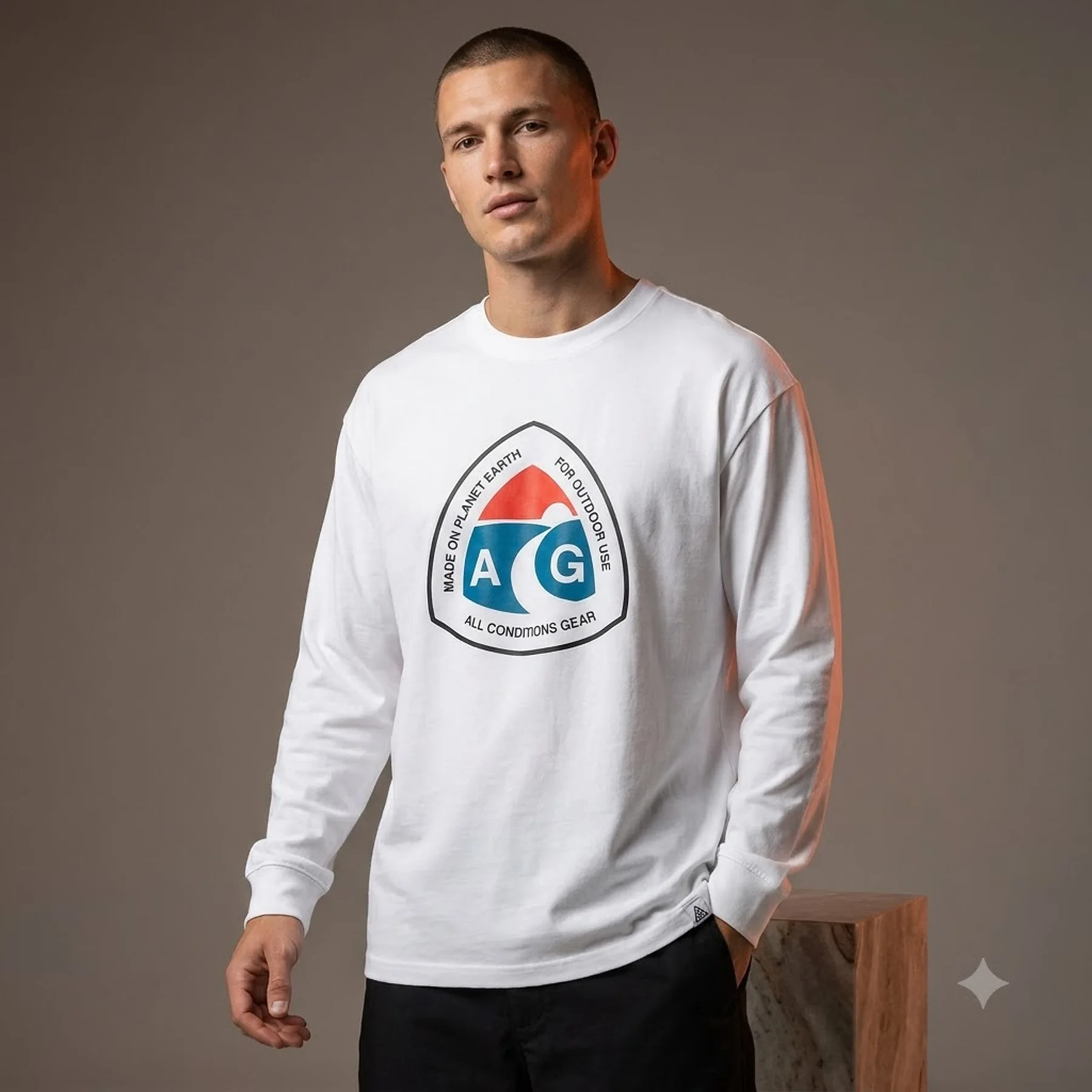 Кофта чоловіча Nike Nrg Acg Long Sleeve Outdoor T-Shirt White (DX9450-100)