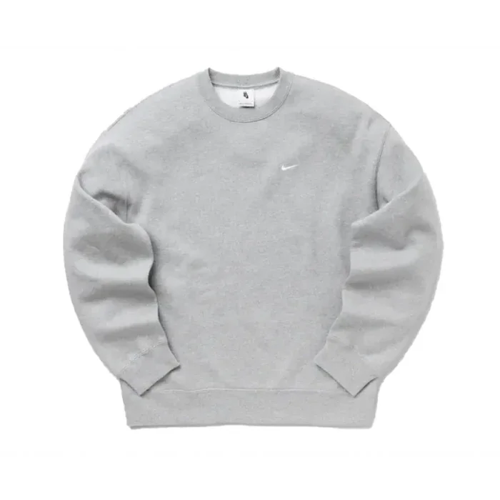 Кофта чоловіча Nike Nrg Solo Swoosh Crewneck Dark Grey Heather (DX1361-063)