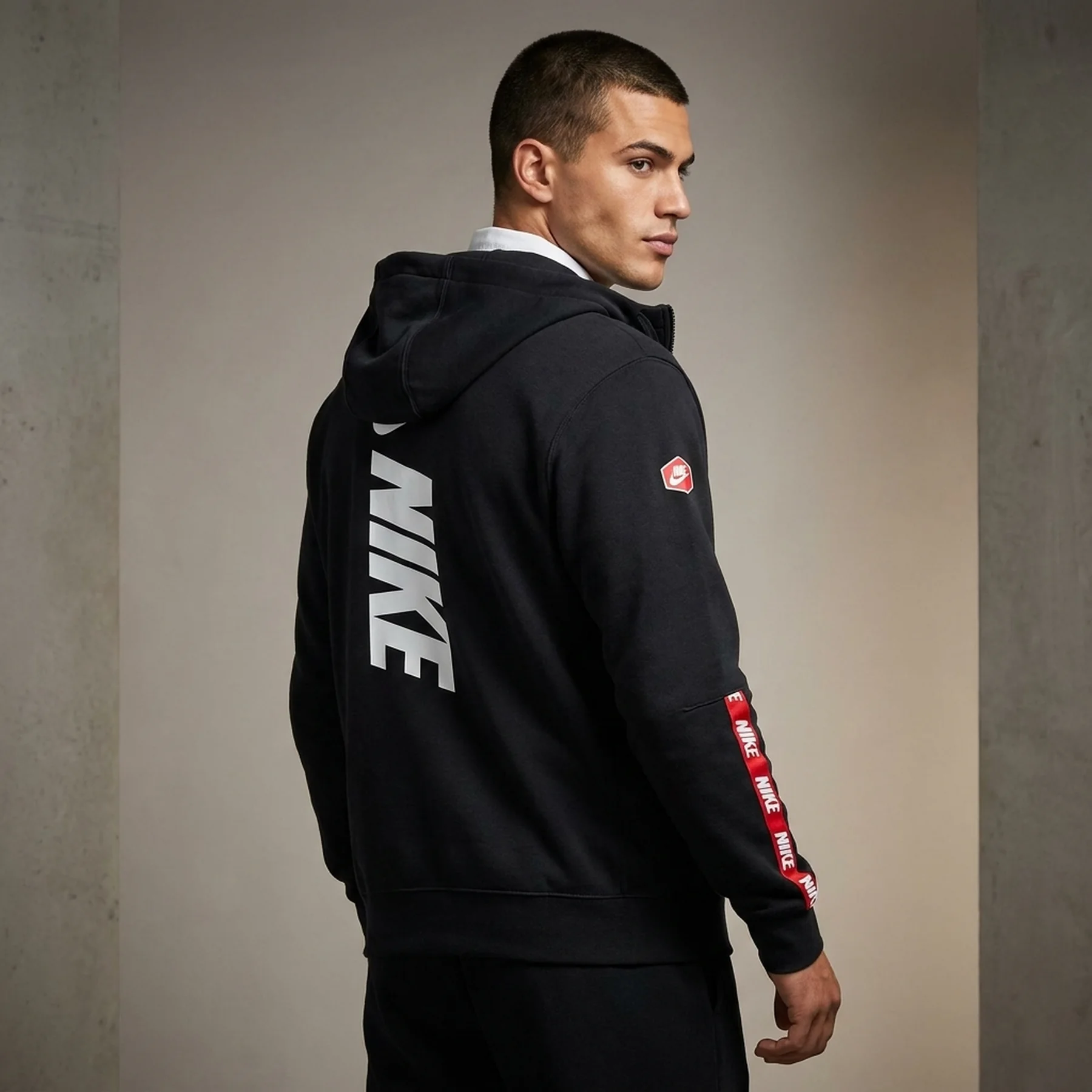 Кофта чоловіча Nike Nsw Cs Hoody Flc Bb Black (IH4285-010)