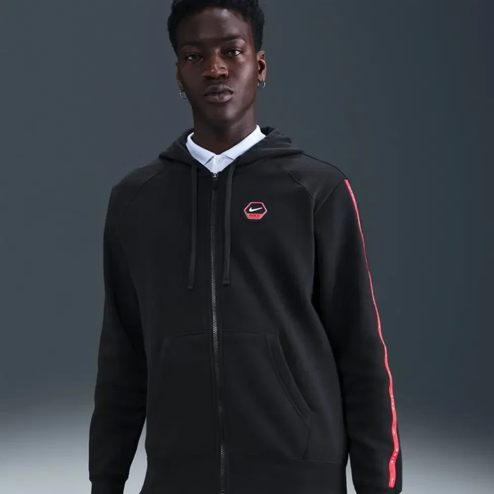 Кофта чоловіча Nike Nsw Cs Hoody Flc Bb Black (IH4285-010)
