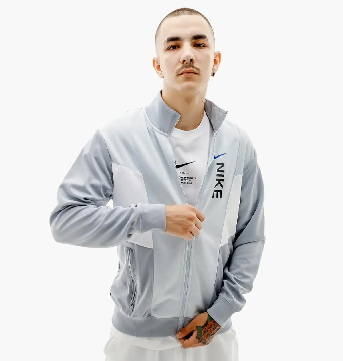 Кофта чоловіча Nike Nsw Hybrid Pk Tracktop Grey (FB1626-043)