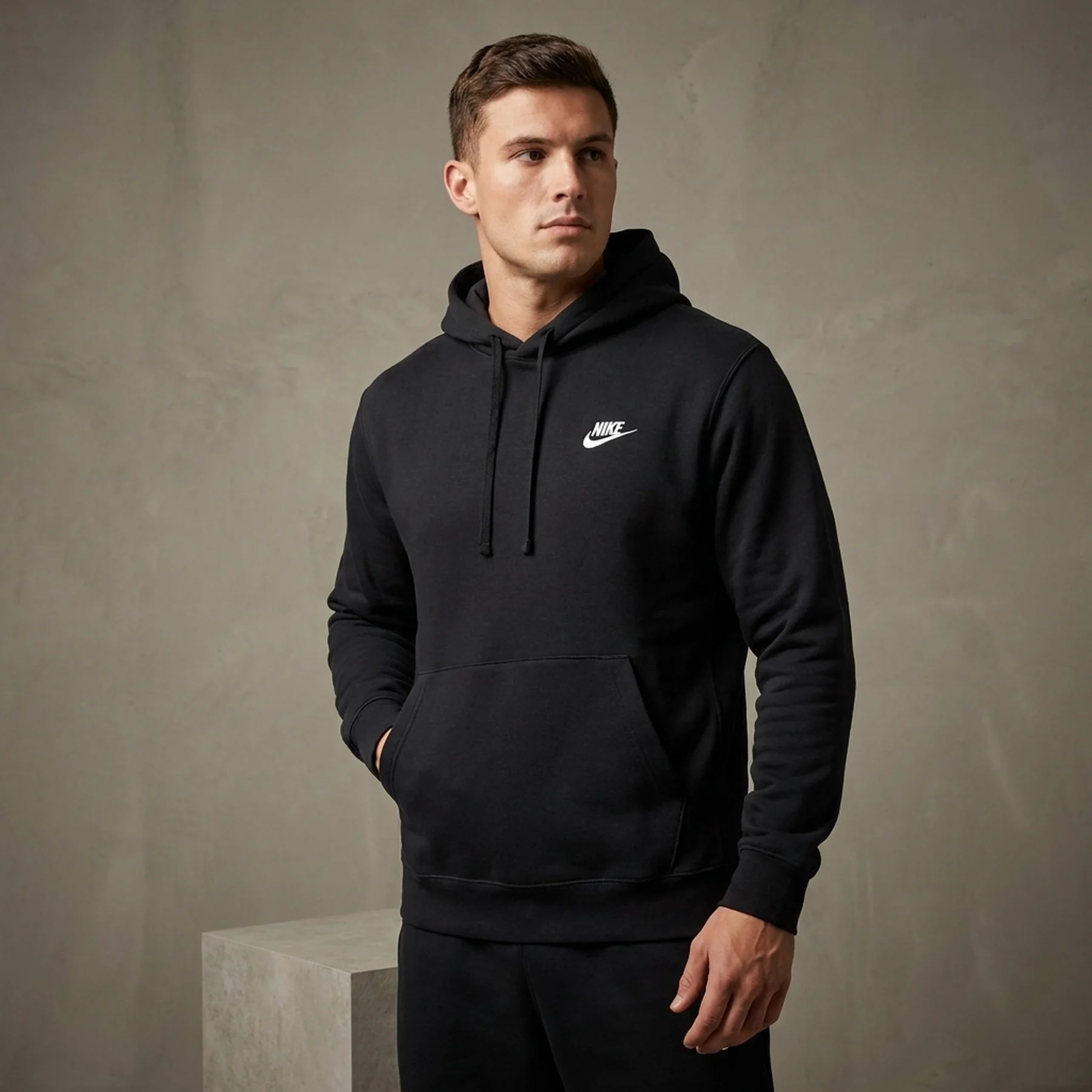 Кофта чоловіча Nike Nsw Knitted Club Fleece Black (HV1151-010)