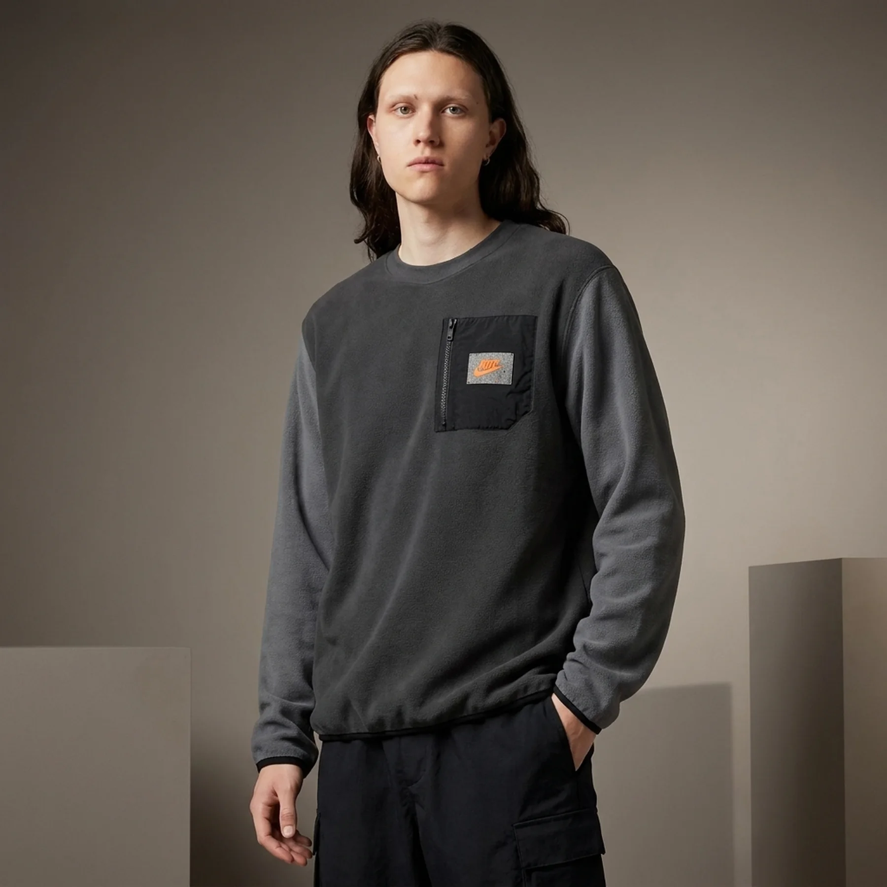 Кофта чоловіча Nike Nsw Spu Tf Polar Flc Crew (DQ5104-070)