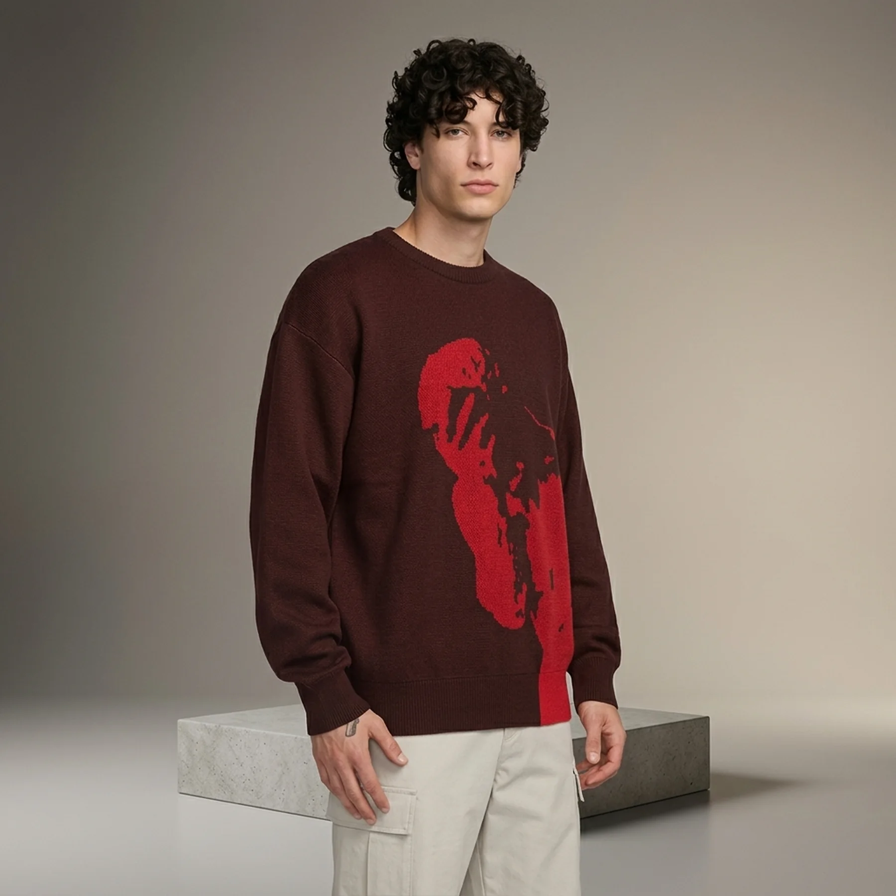 Кофта чоловіча Nike Sb U Swtr Knt Corposk8 Gfx (FN2573-227)