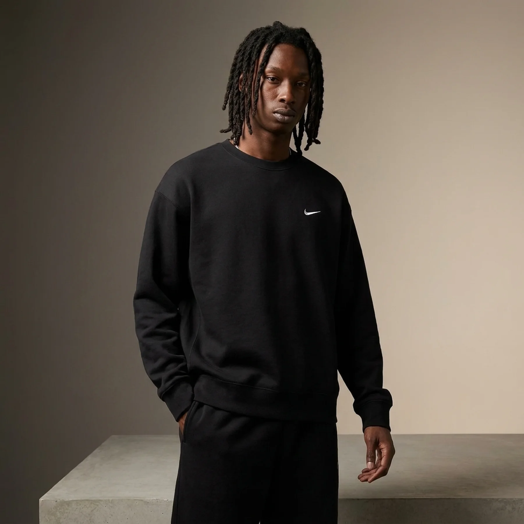 Кофта чоловіча Nike Solo Swoosh Black (DX1361-010)