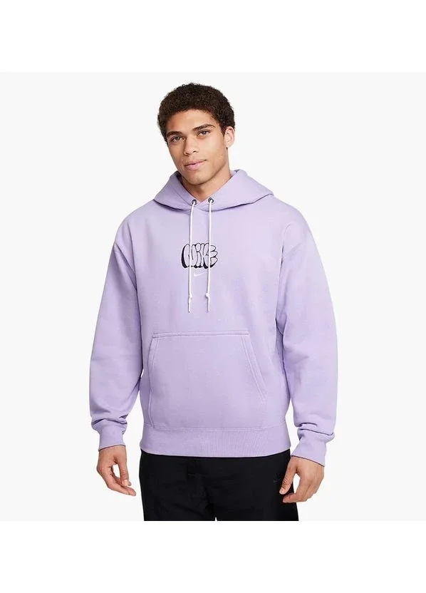 Кофта чоловіча Nike Solo Swoosh Graffiti Violet (HQ4181-515)
