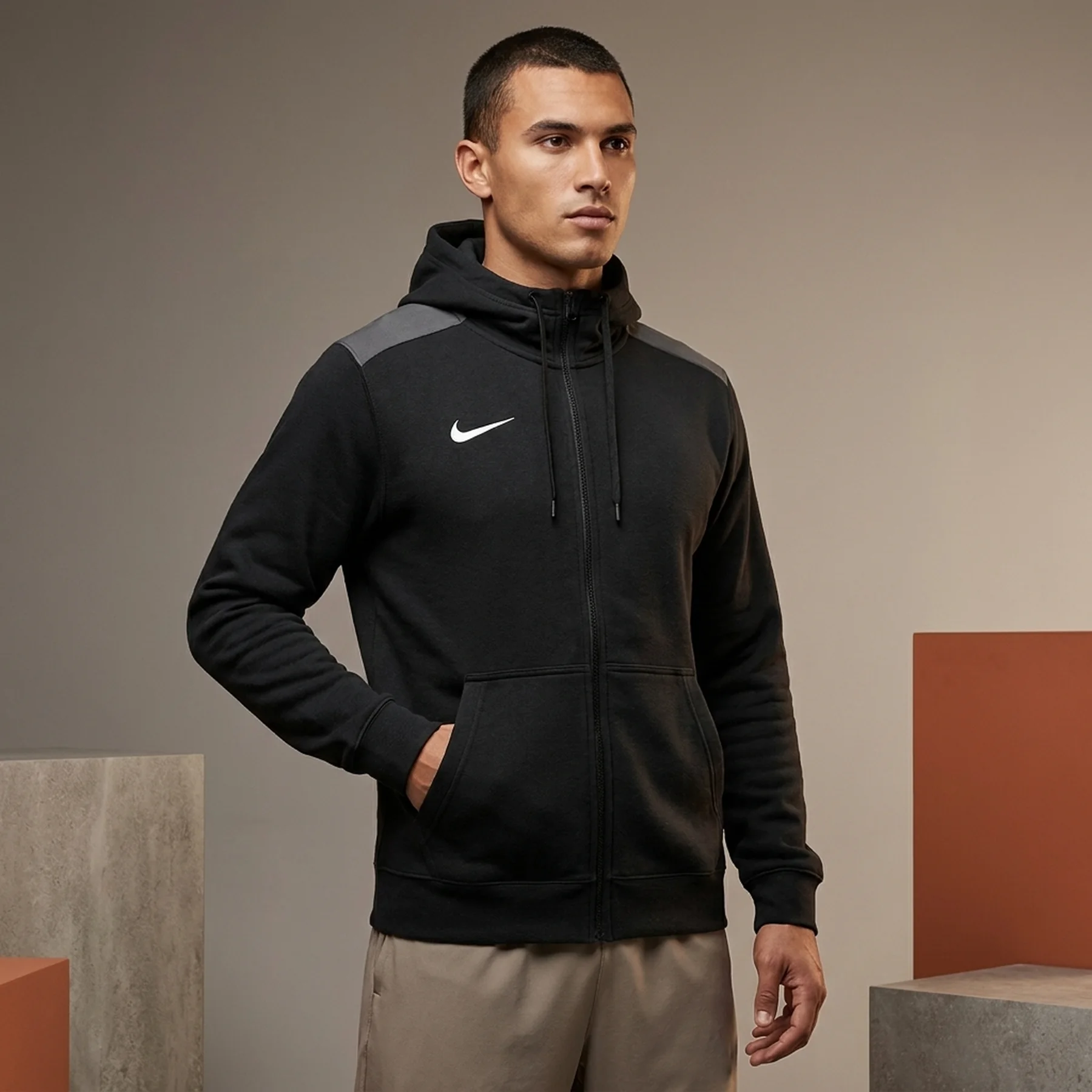 Кофта чоловіча Nike Sp Fleece Full Bb Zip Hoodie (FQ8819-010)