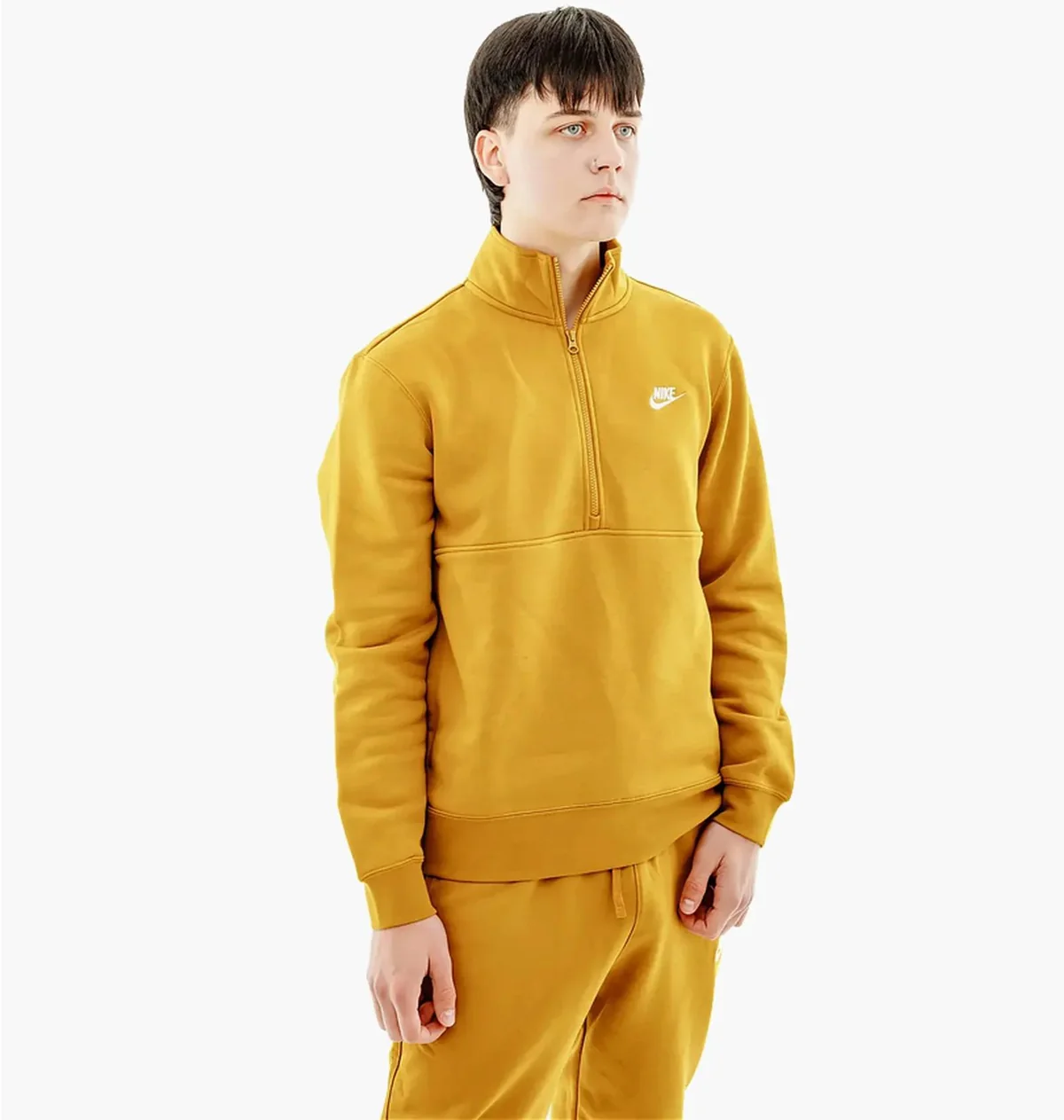 Кофта чоловіча Nike Sportswear Club Brushed-Back 1/2-Zip (DD4732-716)