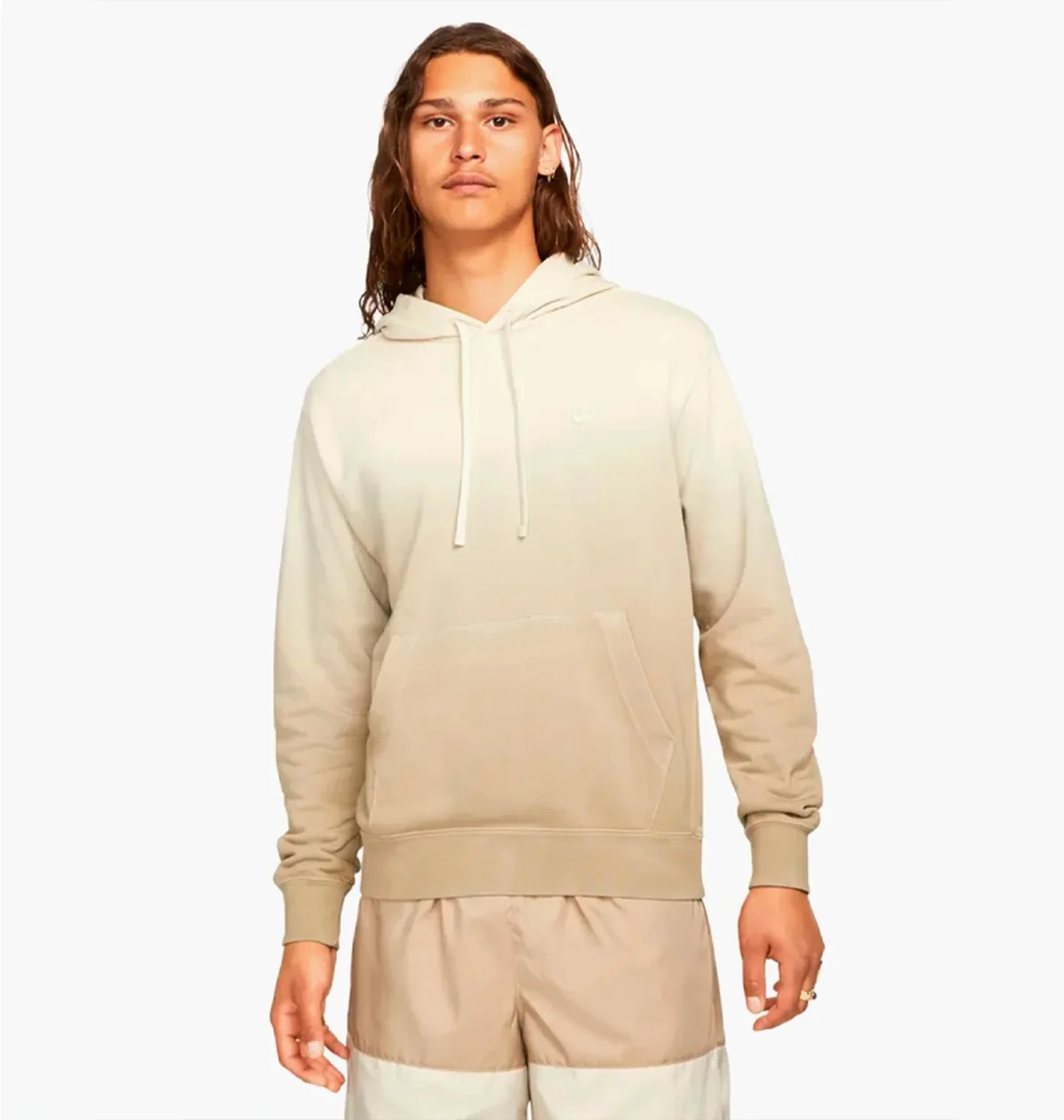 Кофта чоловіча Nike Sportswear Club Fleece+ Beige Dq4621-247 (DQ4621-247)