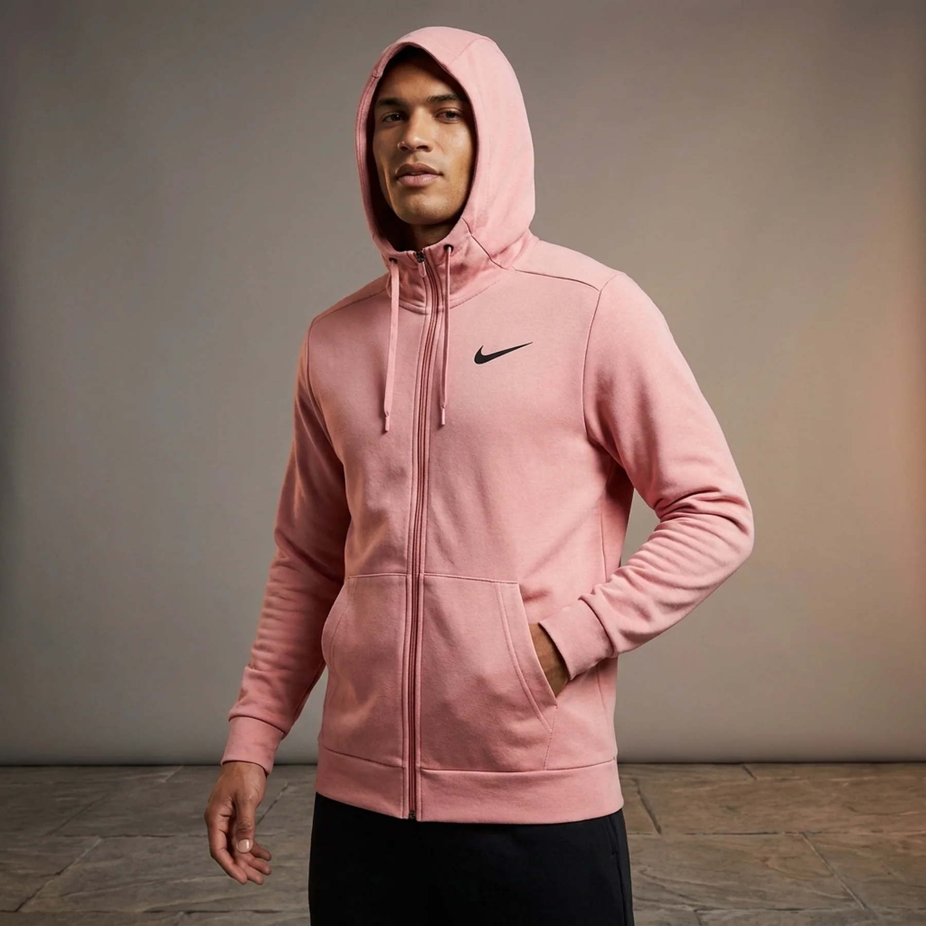 Кофта чоловіча Nike Sportswear Dri-Fit Peach (CZ6376-685)