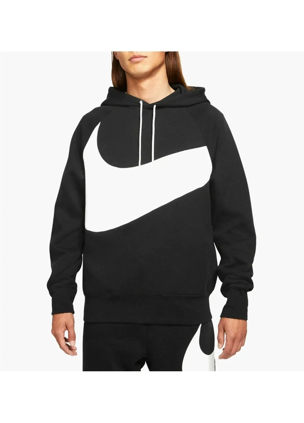 Кофта чоловіча Nike Sportswear Swoosh Black Dv8150-010 (DV8150-010)