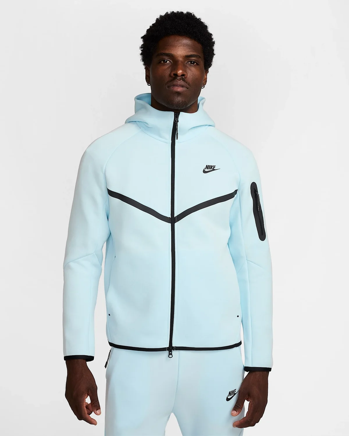 Кофта чоловіча Nike Sportswear Tech Fleece Light Blue (HV0949-474)