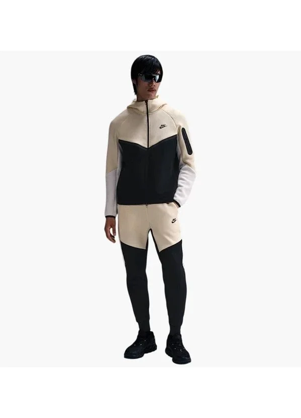 Кофта чоловіча Nike Sportswear Tech Fleece Windrunner Beige/Black (HV0949-114)