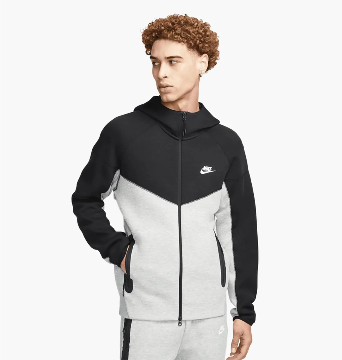 Кофта чоловіча Nike Sportswear Tech Fleece Windrunner Full-Zip Hoodie (FB7921-064)