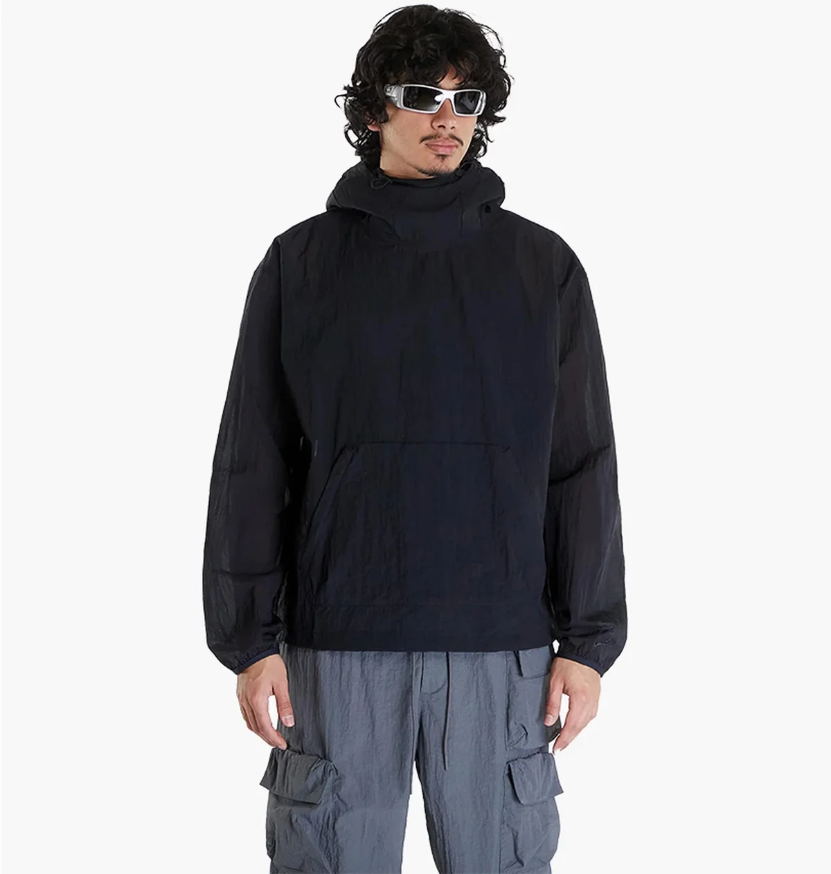 Кофта чоловіча Nike Sportswear Tech Pack Woven Mesh Pullover Black (FN2632-010)
