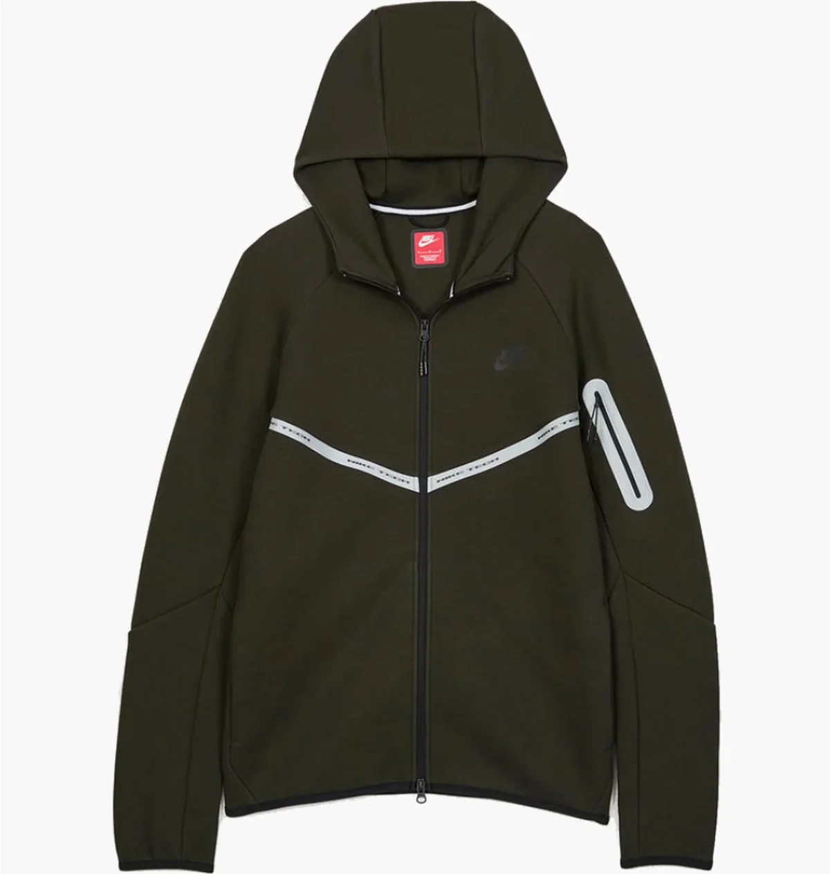 Кофта чоловіча Nike Tech Flc Wr Fz Reflec Olive (IM6537-355)
