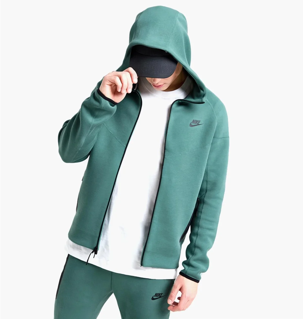 Кофта чоловіча Nike Tech Fleece Fz Wr Turquoise (FB7921-361)
