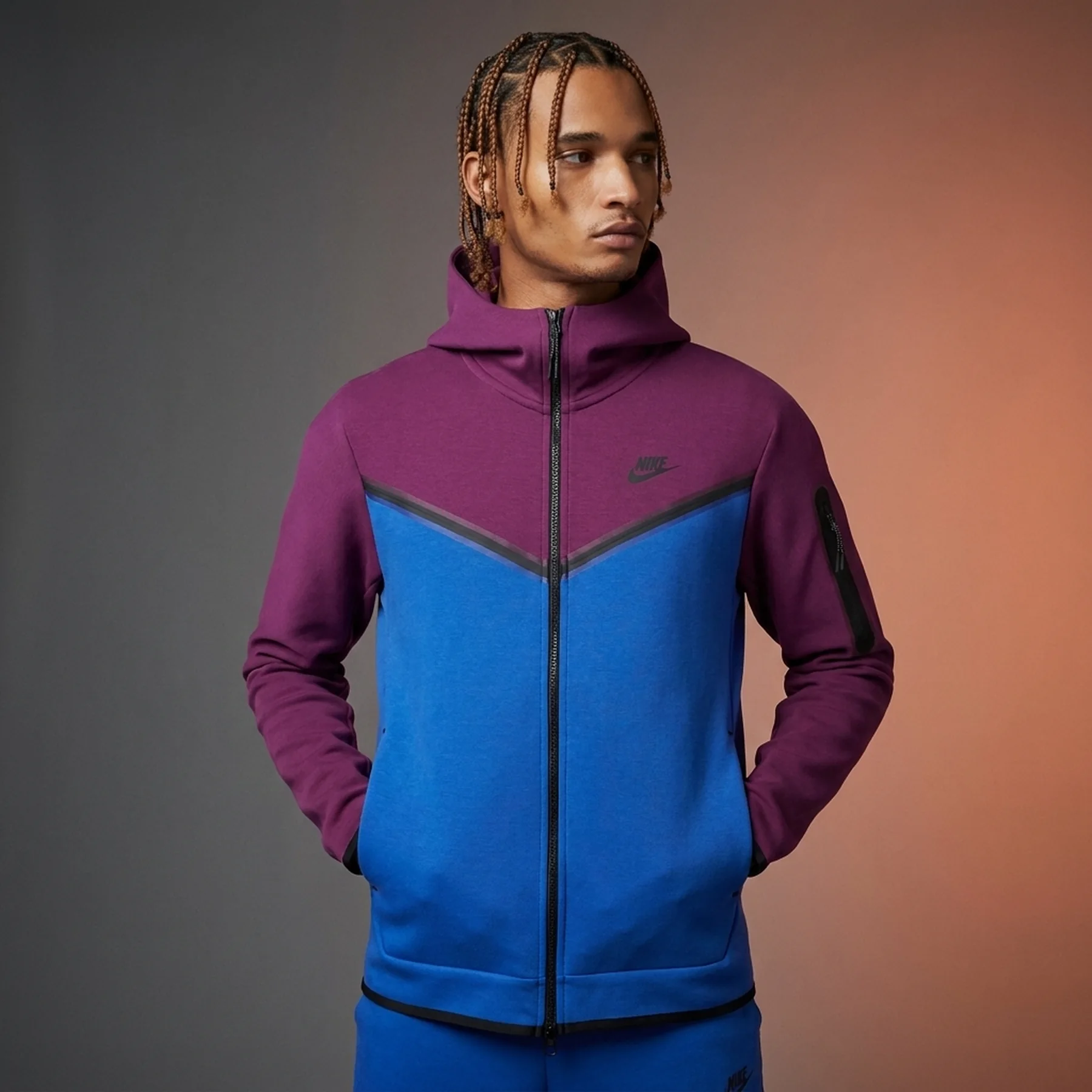 Кофта чоловіча Nike Tech Fleece Hoodie (CU4489-610)