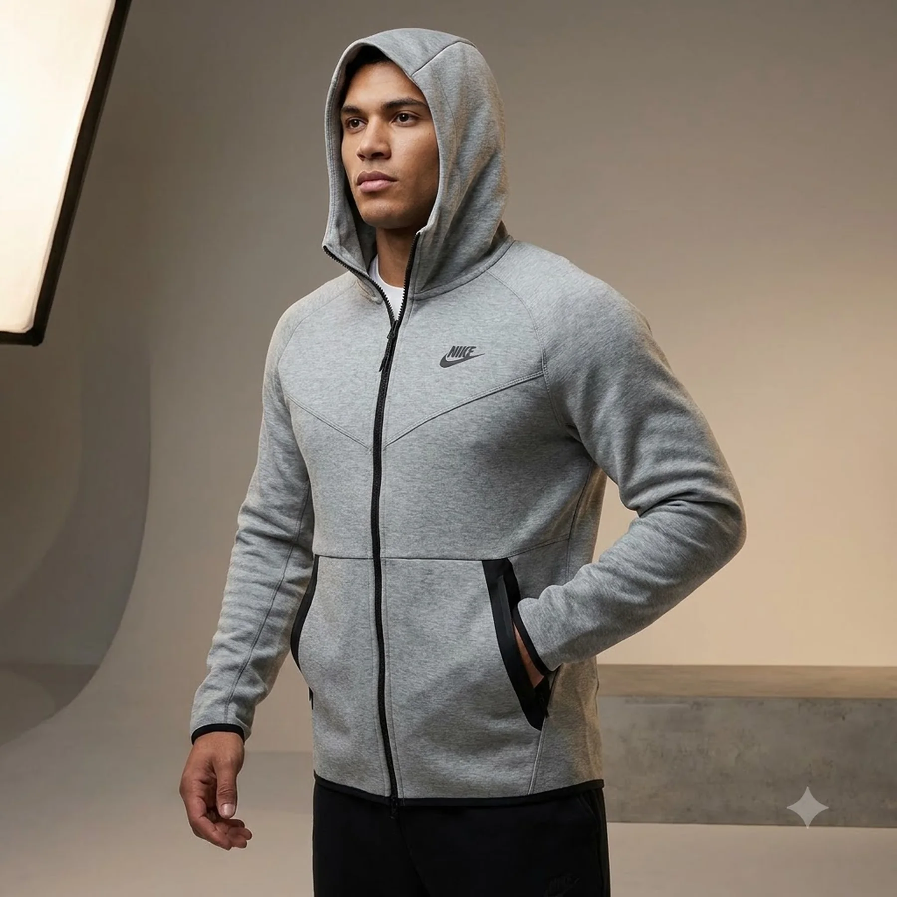 Кофта чоловіча Nike Tech Fleece Windrunner (FB7921-063)