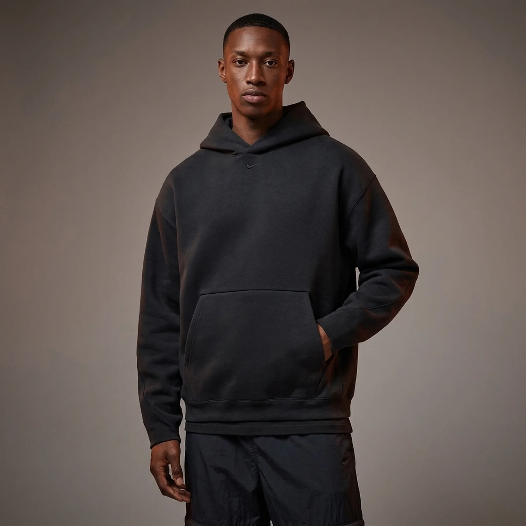 Кофта чоловіча Nike Tech Mens Fleece Oversized Hoodie Black (HV6535-060)
