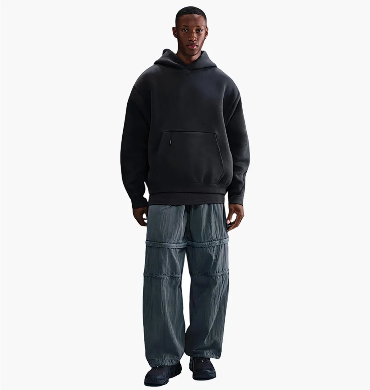 Кофта чоловіча Nike Tech Mens Fleece Oversized Hoodie Black (HV6535-060)