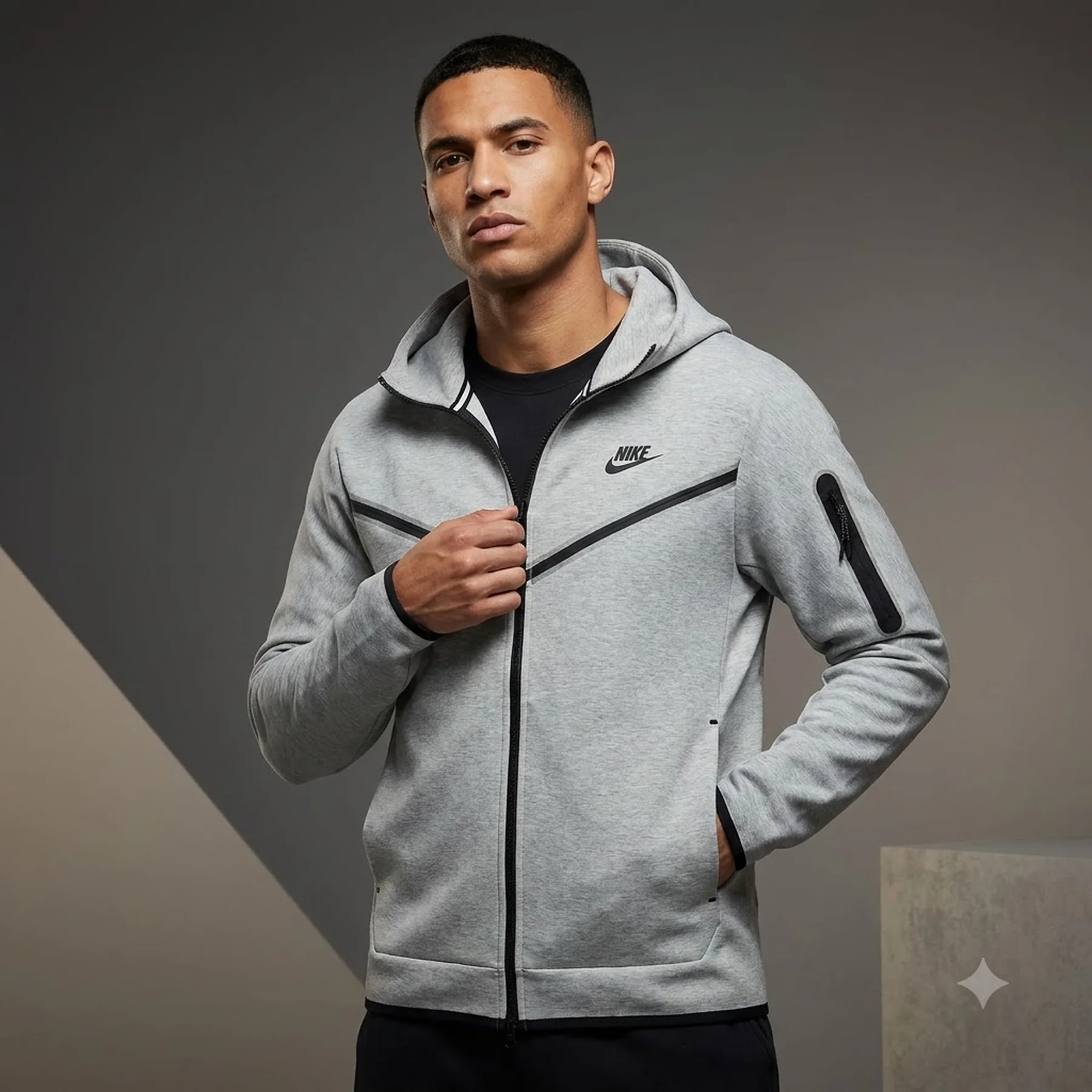 Кофта чоловіча Nike Tech Men's Full-Zip Windrunner (HV0949-063)