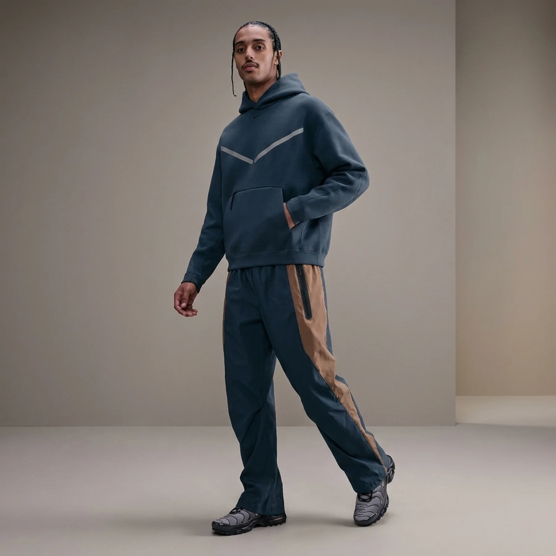 Кофта чоловіча Nike Tech Po Blue (HV1342-437)