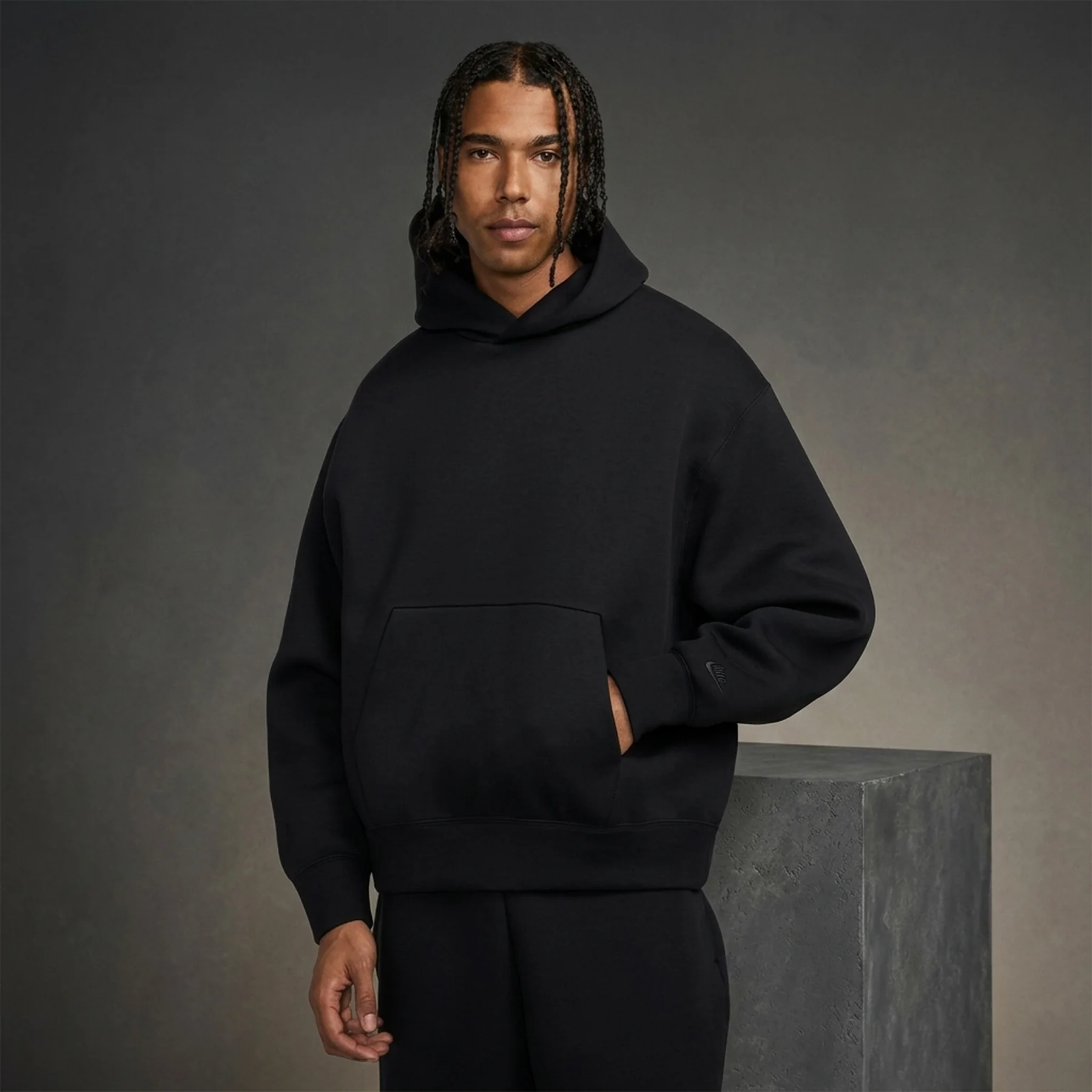 Кофта чоловіча Nike M Tch Flc Hoodie Ri (FZ0744-010)