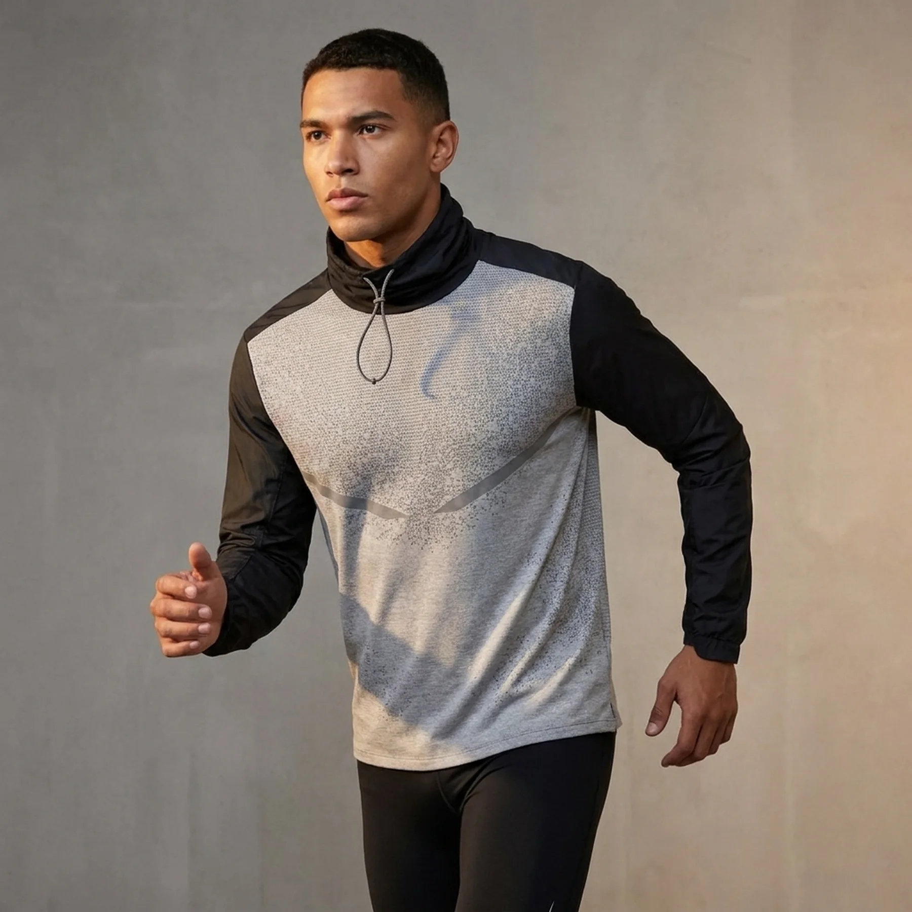 Кофта чоловіча Nike Therma-Fit Adv Run Division Grey/Black (DM4628-010)