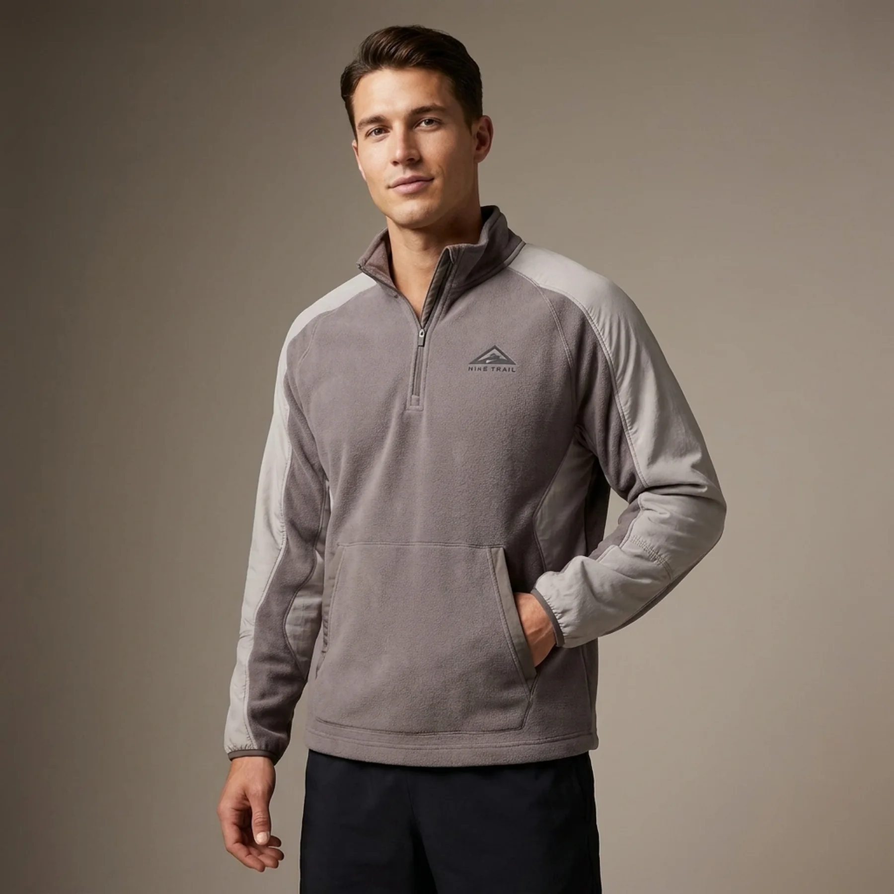 Кофта чоловіча Nike Trail Polartec® Grey (FV9962-078)