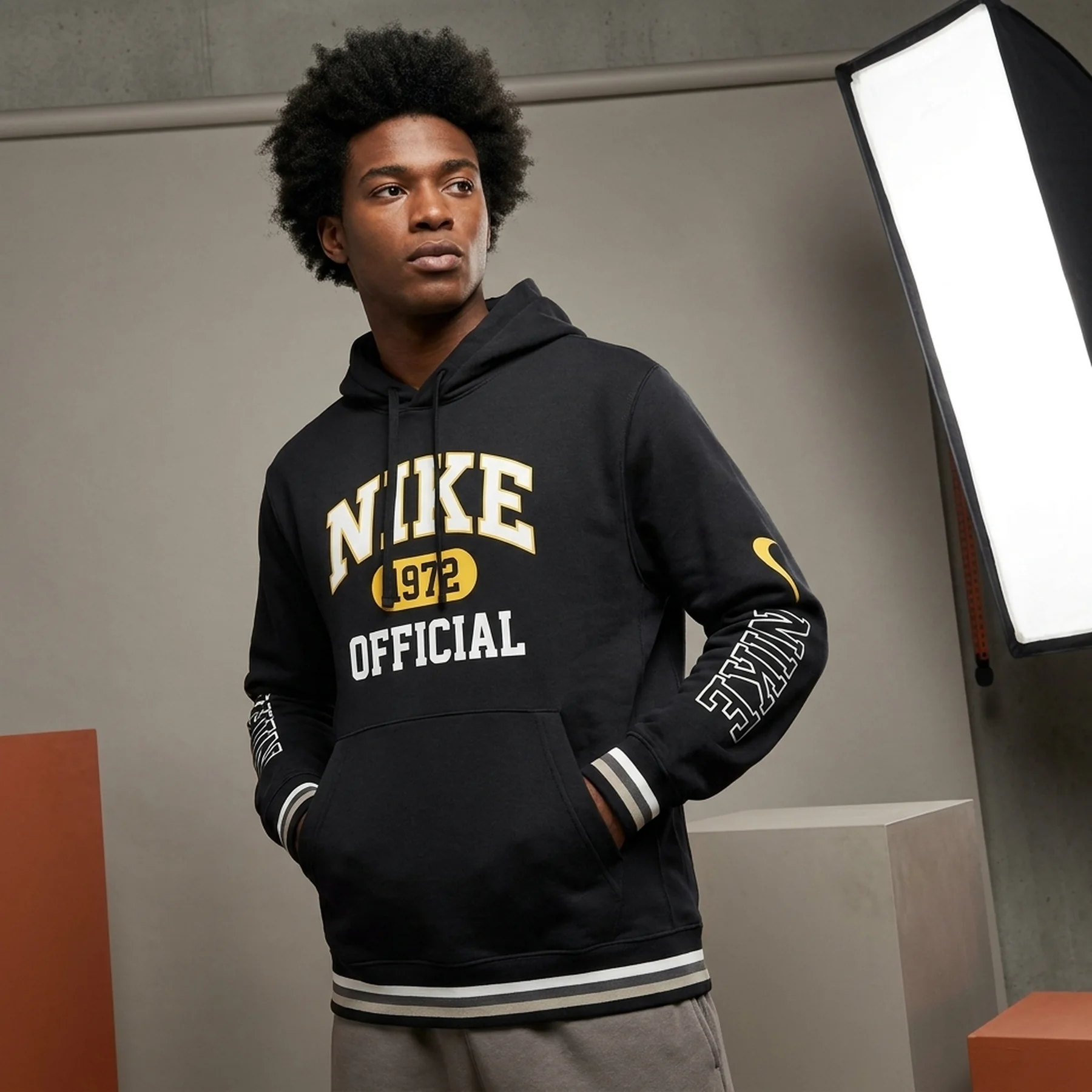 Кофта чоловіча Nike Trend Pullover Hoodie Black (DD6168-010)