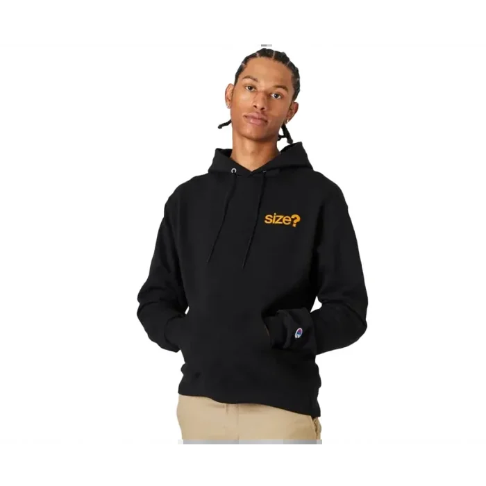 Кофта чоловіча No Brand Pullover Hoodie / Black (SZHOODBLK)