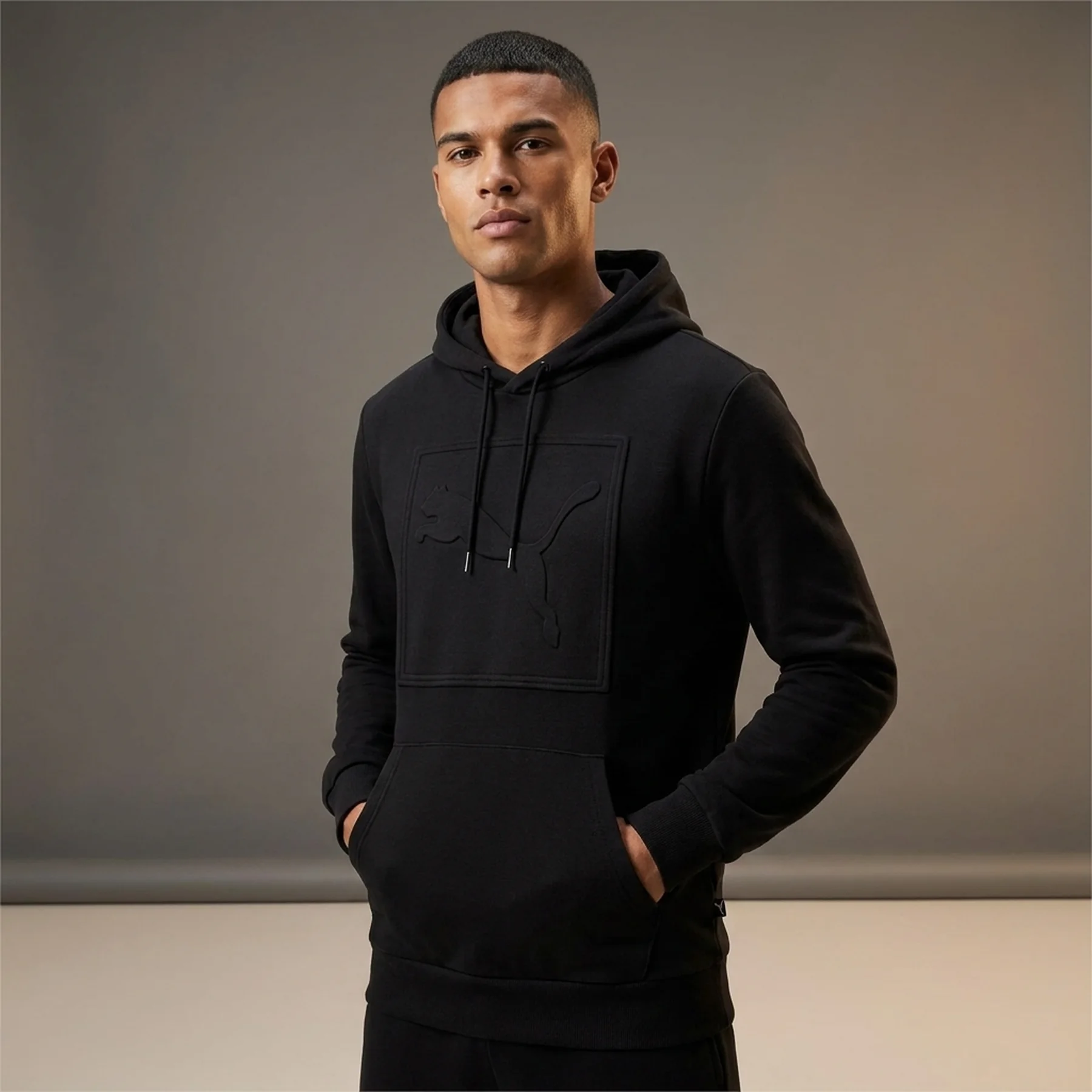 Кофта чоловіча Puma Ess Hoodie Black (671378-01)