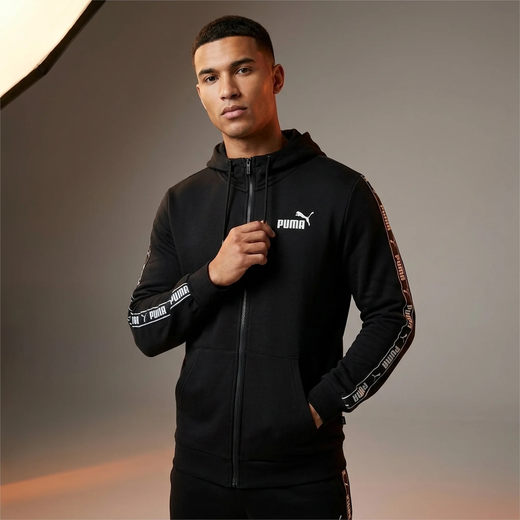 Кофта чоловіча Puma Ess Tape Full-Zip Hoodie (68467801)