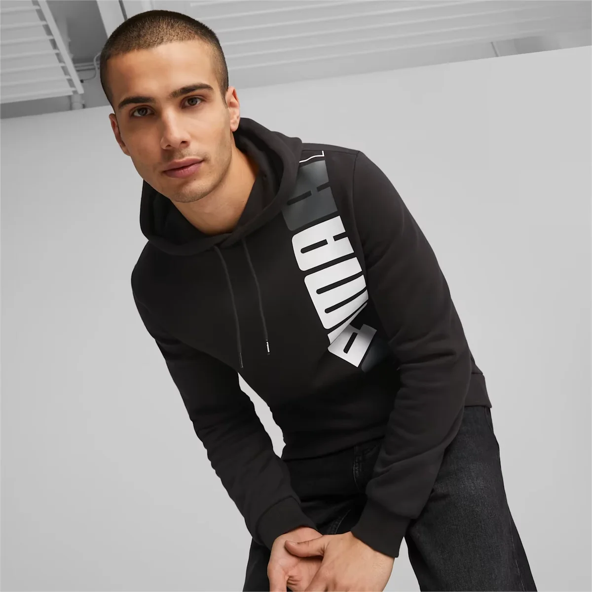 Кофта чоловіча Puma Essential Logo Lab Hoodie Black (675919-01)