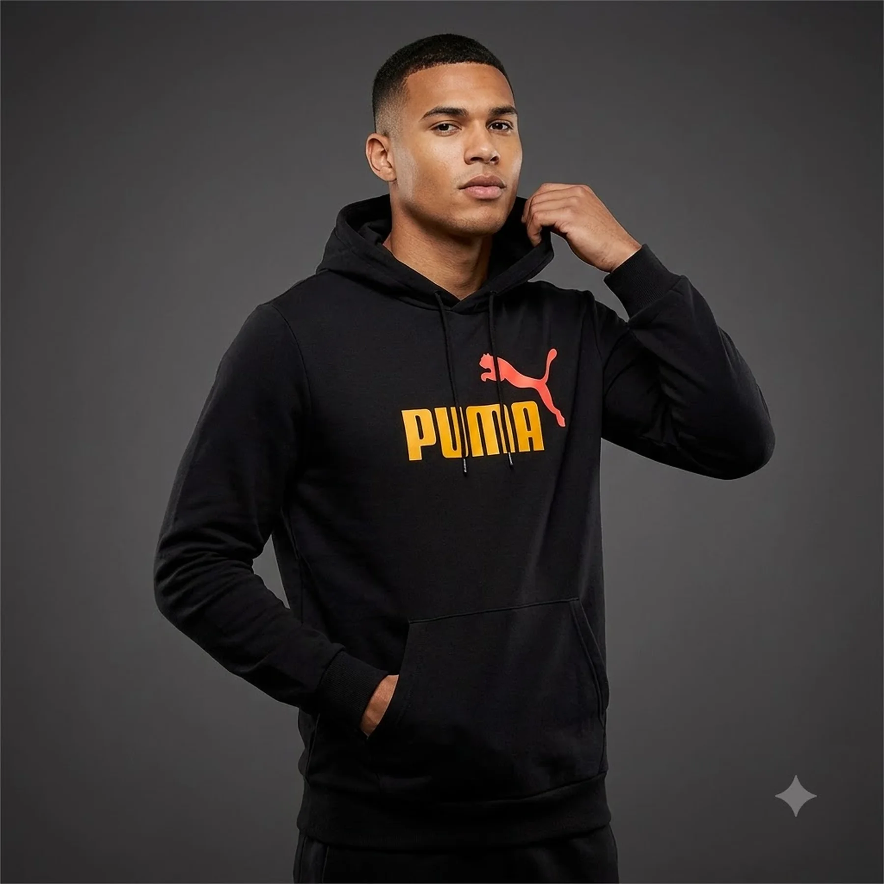 Кофта чоловіча Puma Essentials Big Logo Hoodie Black (846849-91)