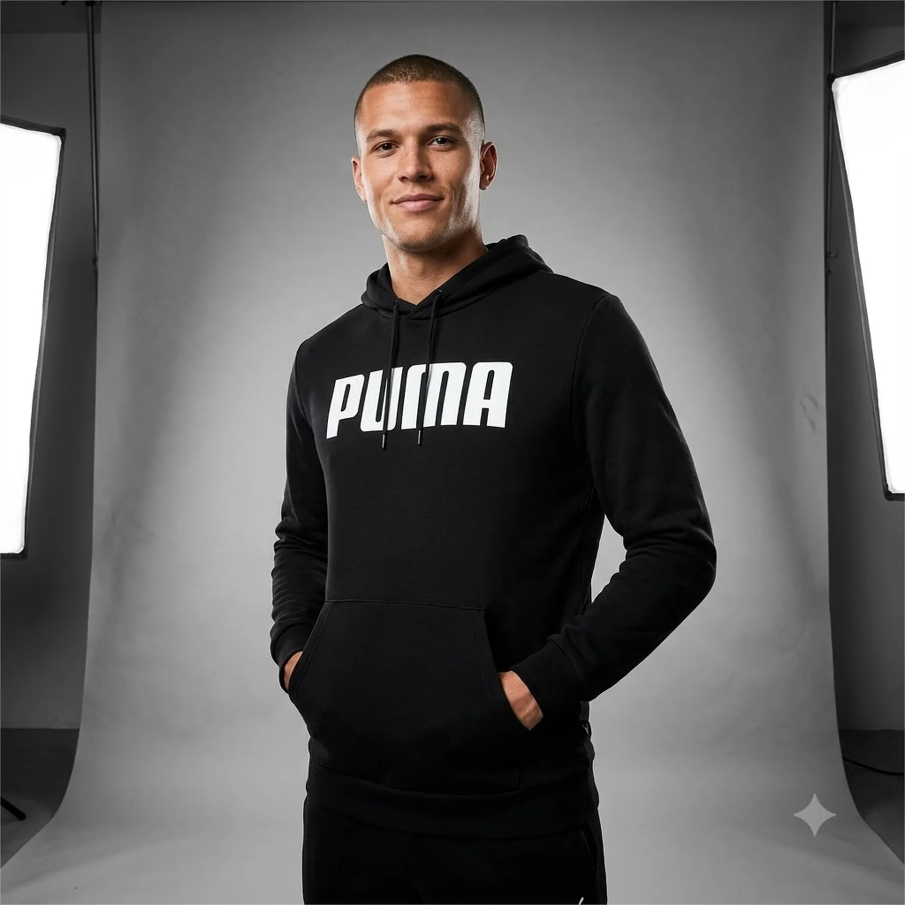 Кофта чоловіча Puma Essentials Hoodie Therma Big (84722801)