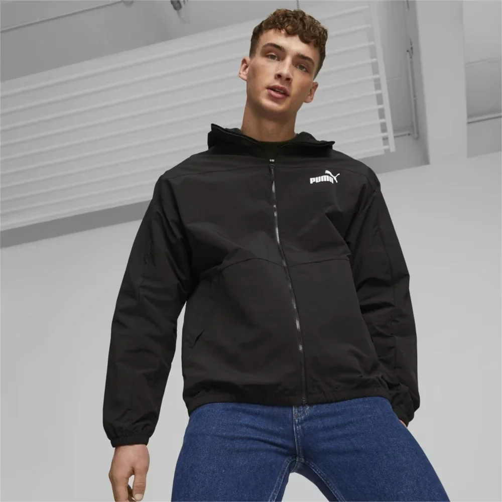 Кофта чоловіча Puma Hooded Windbreaker Jacket Black (675387-01)