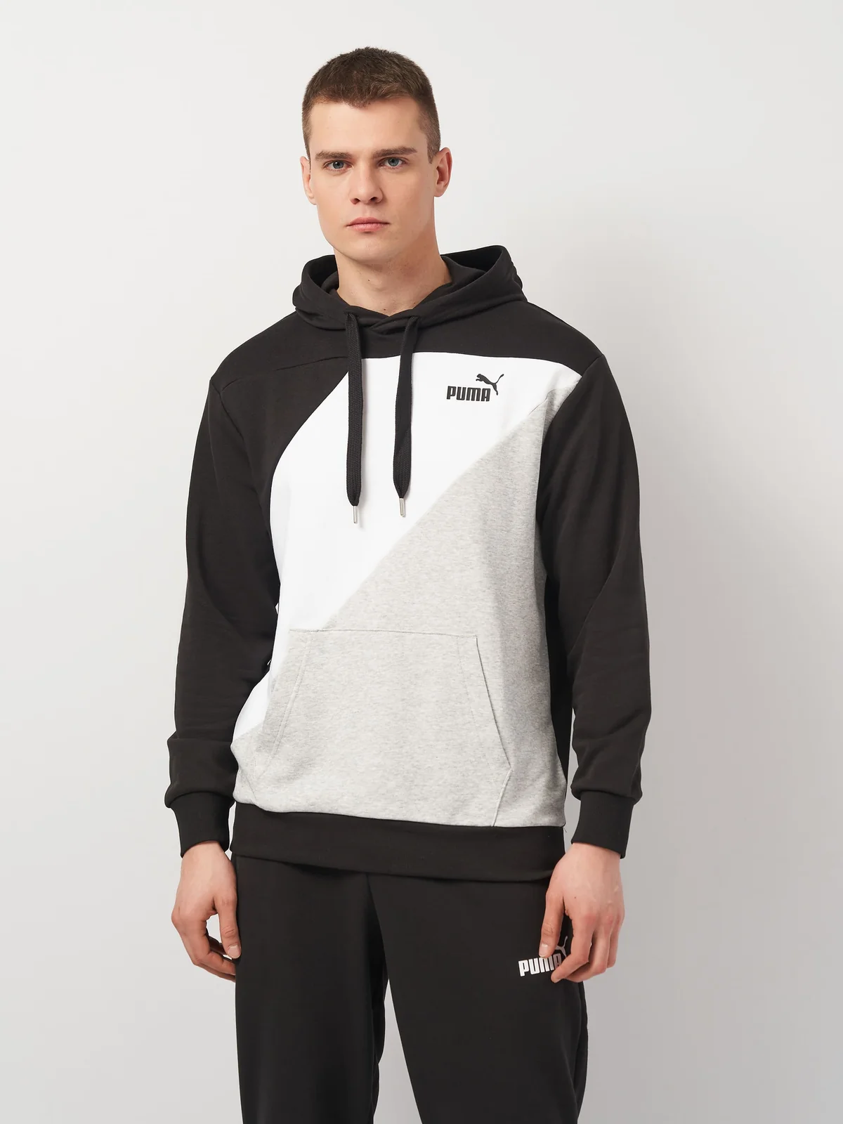 Кофта чоловіча Puma Power Colorblock Hoodie (67893101)
