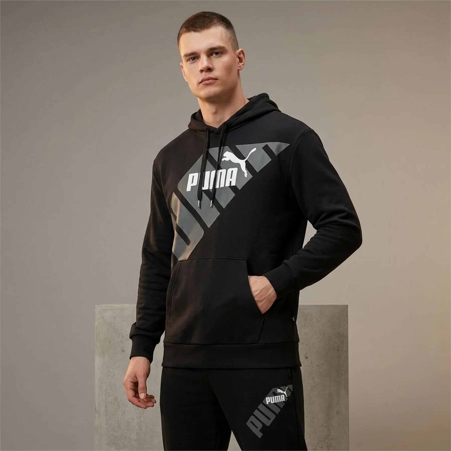 Кофта чоловіча Puma Power Graphic Hoodie (67896301)