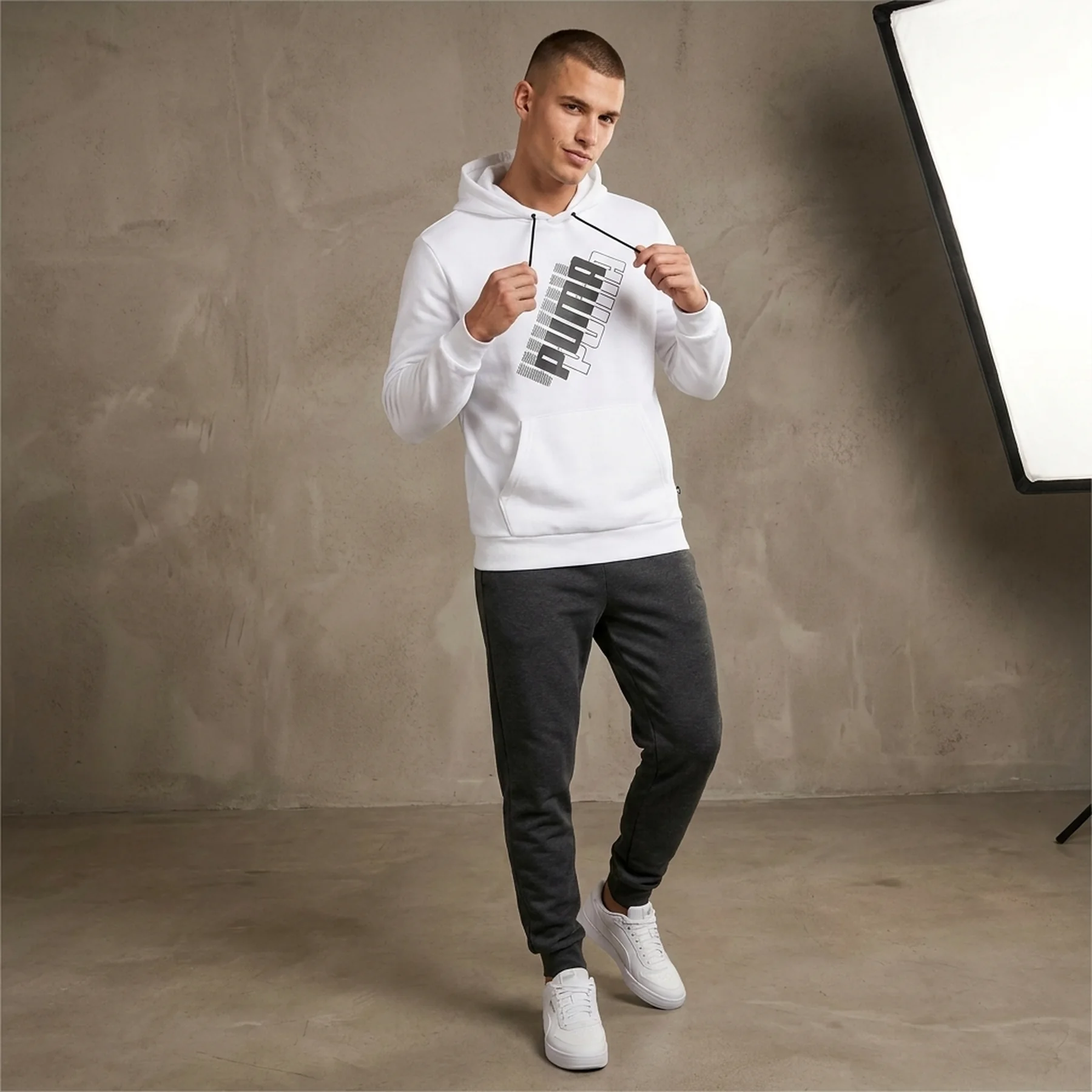 Кофта чоловіча Puma Power Logo Hoodie (847378-02)