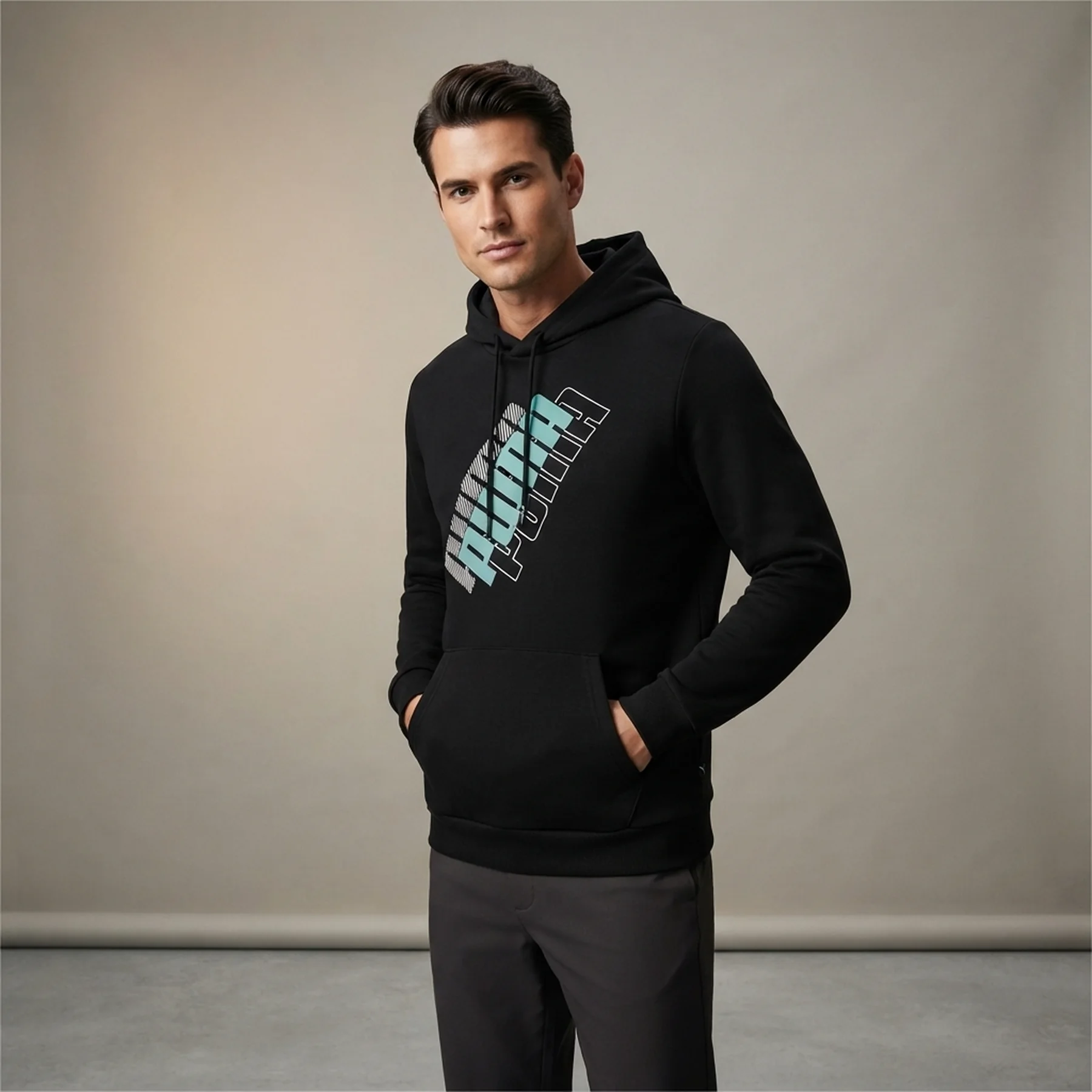 Кофта чоловіча Puma Power Logo Hoodie Tr (847378-51)