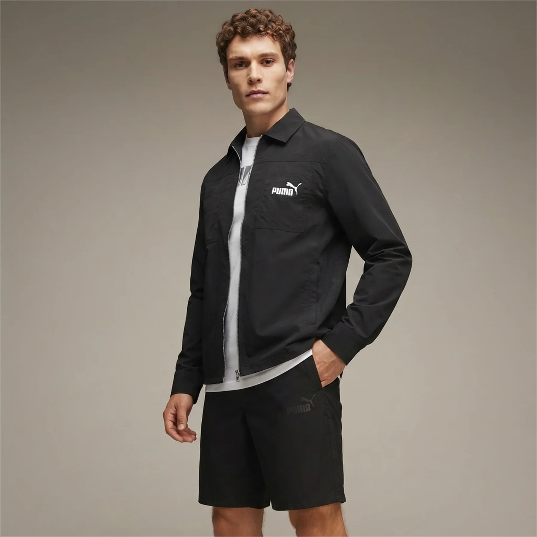 Кофта чоловіча Puma Puma Shirt Jacket Blac (623681-01)