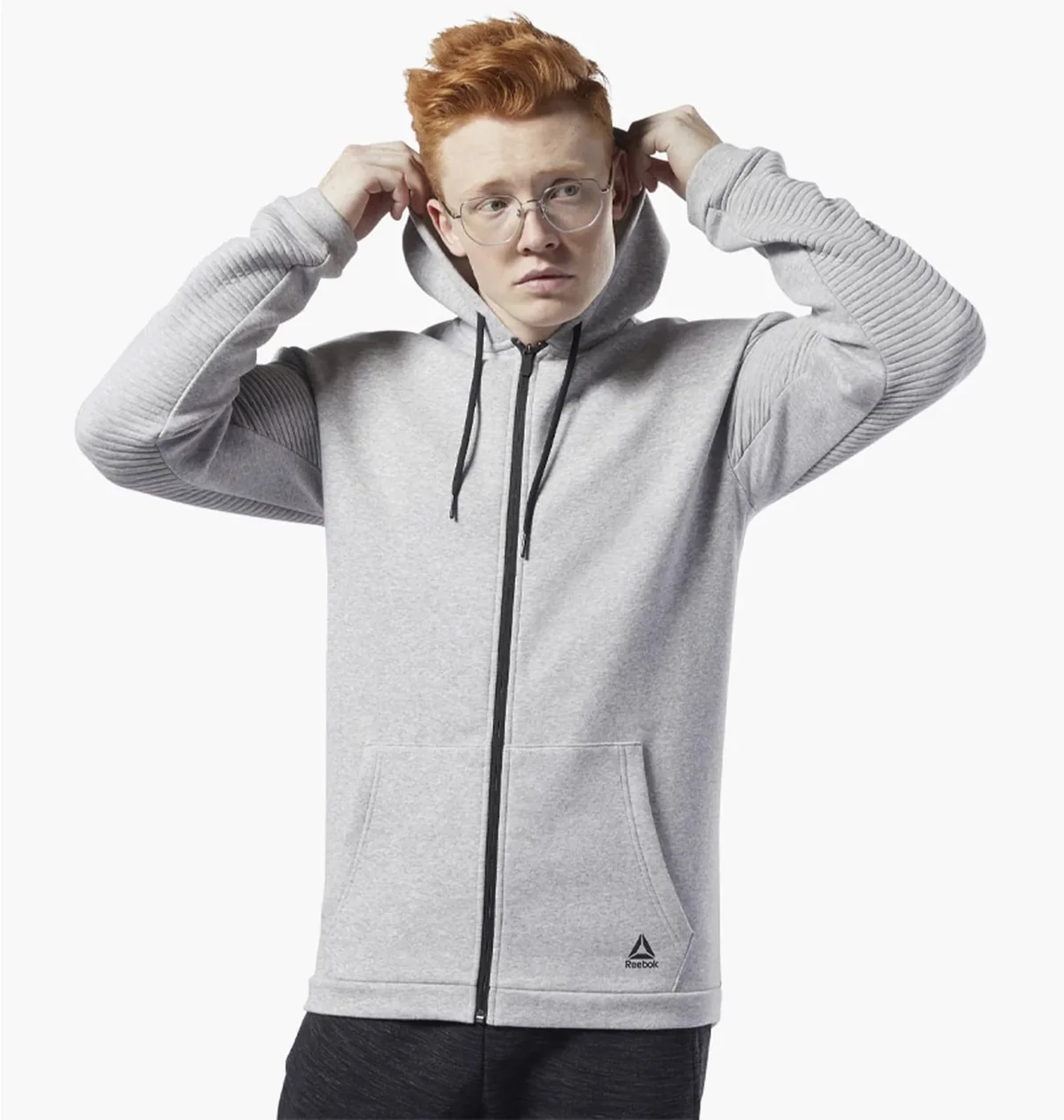 Кофта чоловіча Reebok Workout Ready Full-Zip Fleece (EC0897)