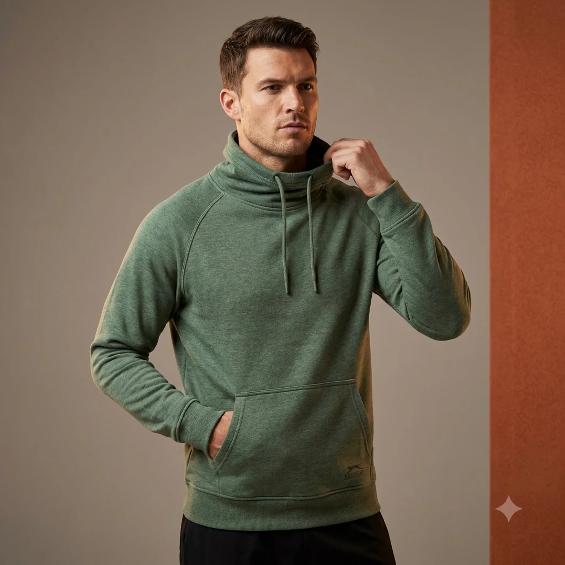 Кофта чоловіча Slazenger Racket Heather Green (33232746)