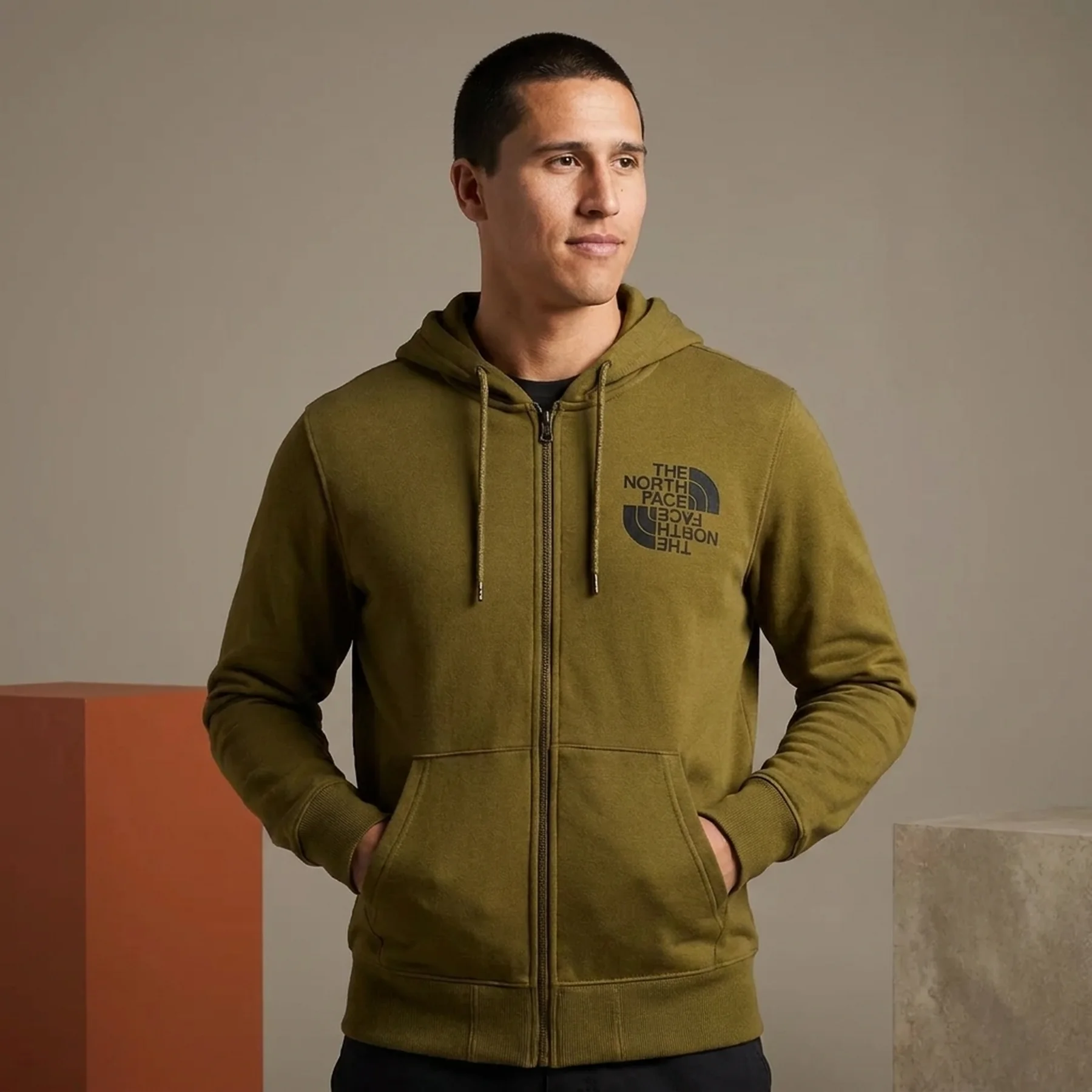 Кофта чоловіча The North Face Double Dome Zip Green (NF0A3YD4BEB)