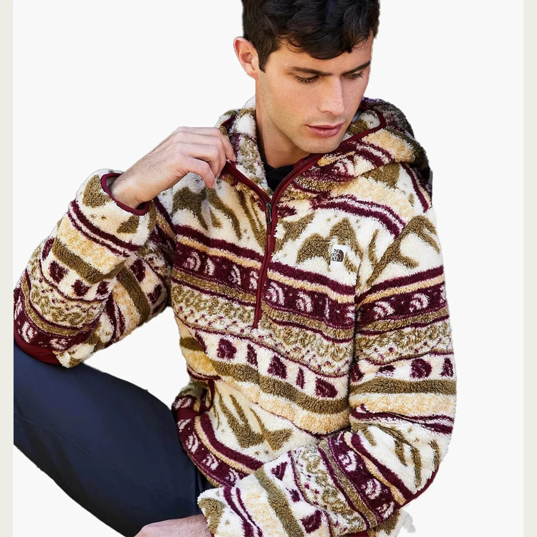 Кофта чоловіча The North Face Printed Campshire Pullover Hoodie (NF0A5GMTIVC)