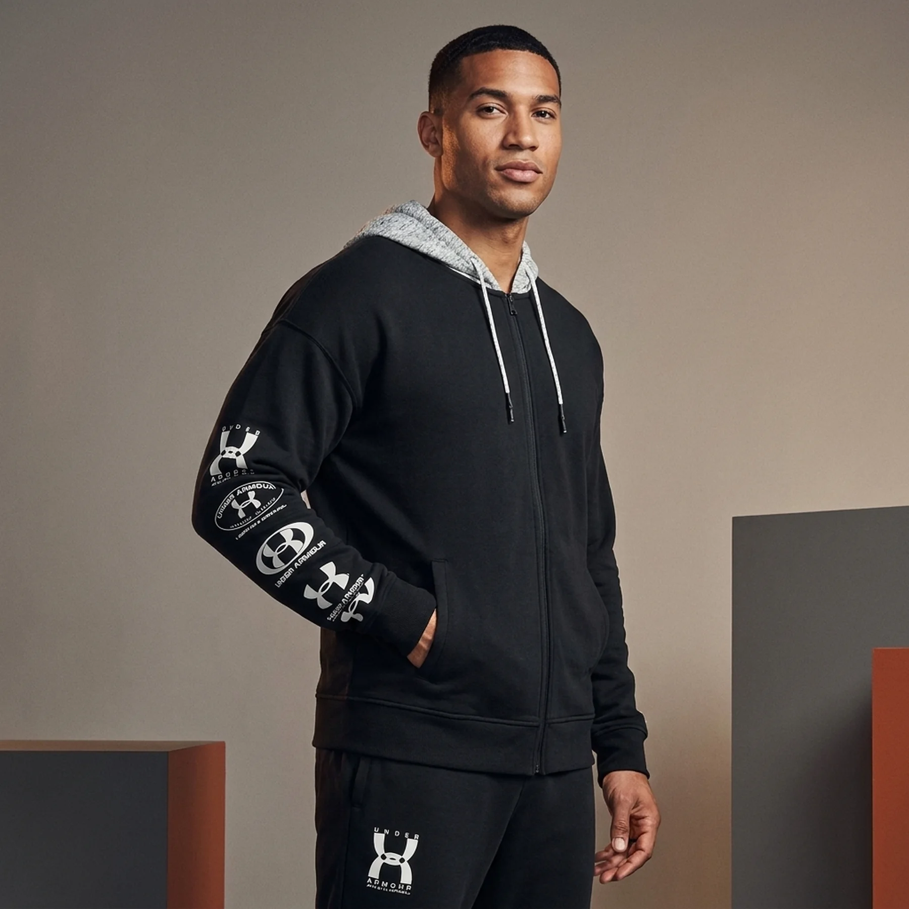 Кофта чоловіча Under Armour Rival Terry 25Th Anniversary Full Zip (1363727-001)